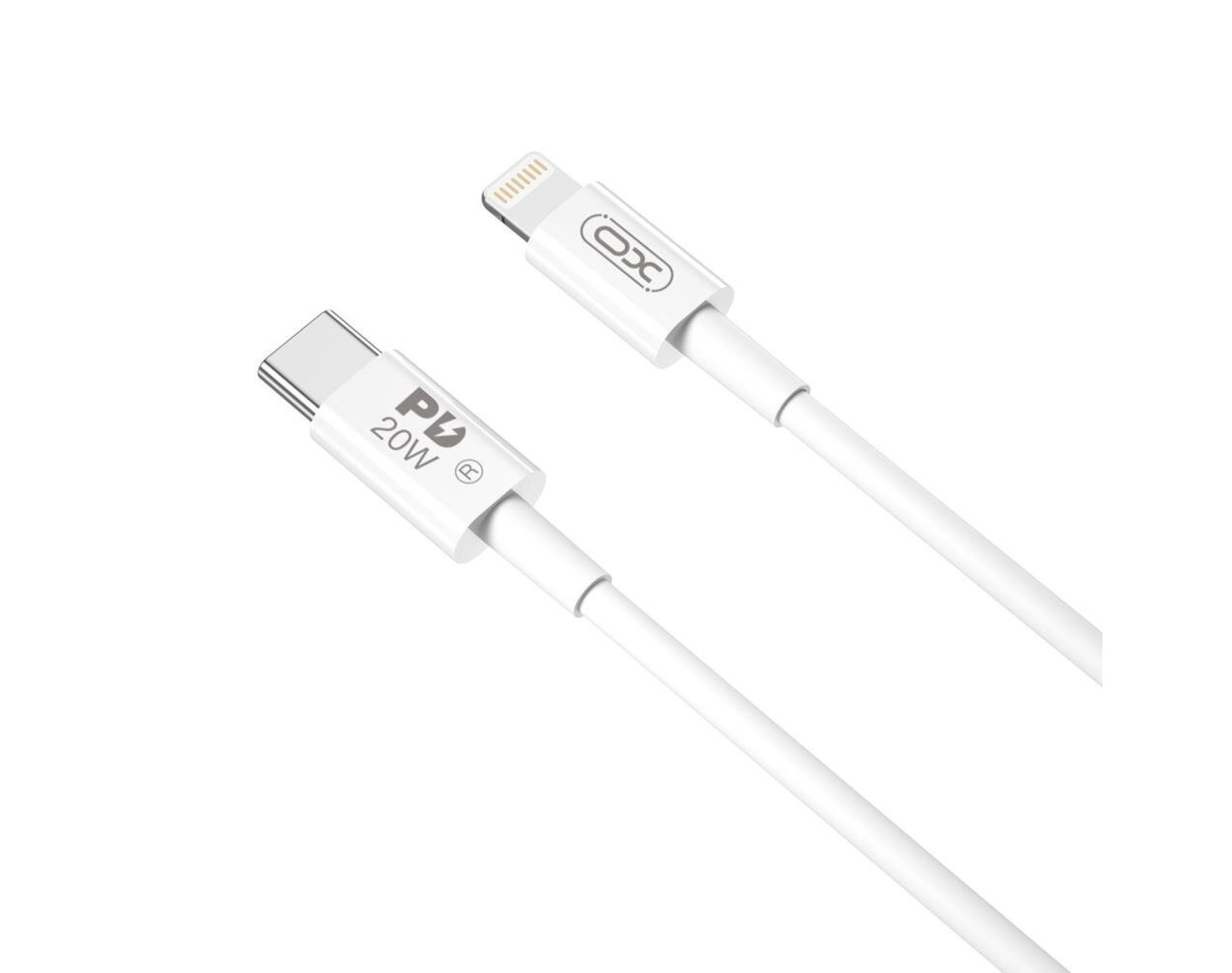 Kabel USB-C - Lightning XO NBQ189B 20W 2 m Biały