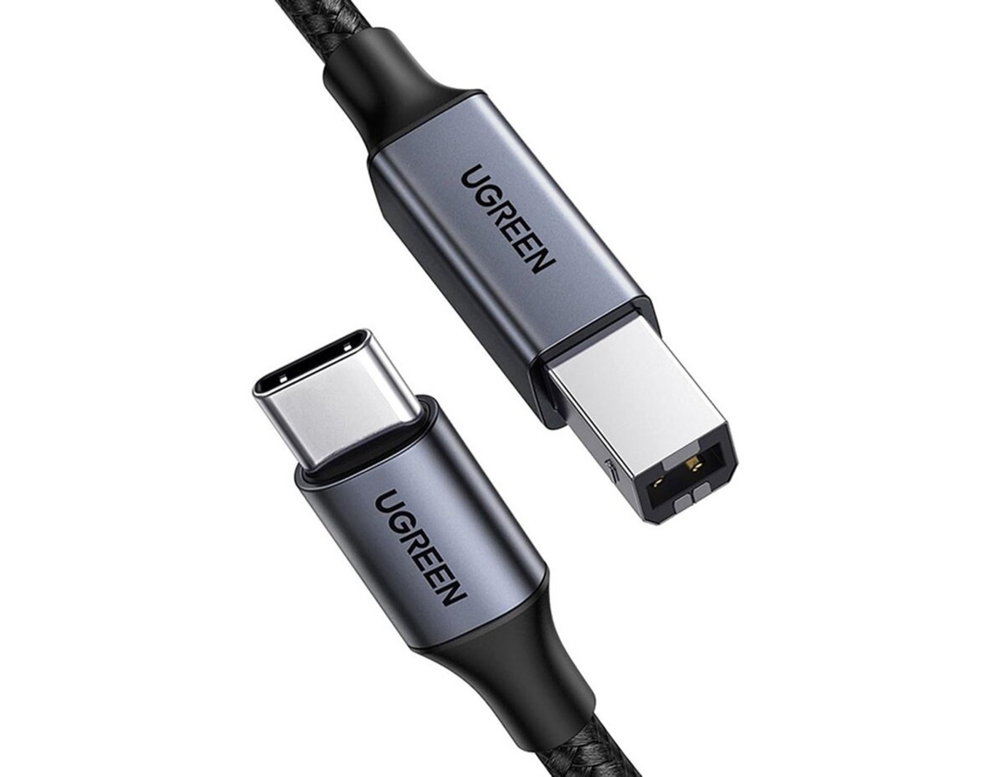 Kabel USB-C - USB-B UGREEN US370 2m Czarny