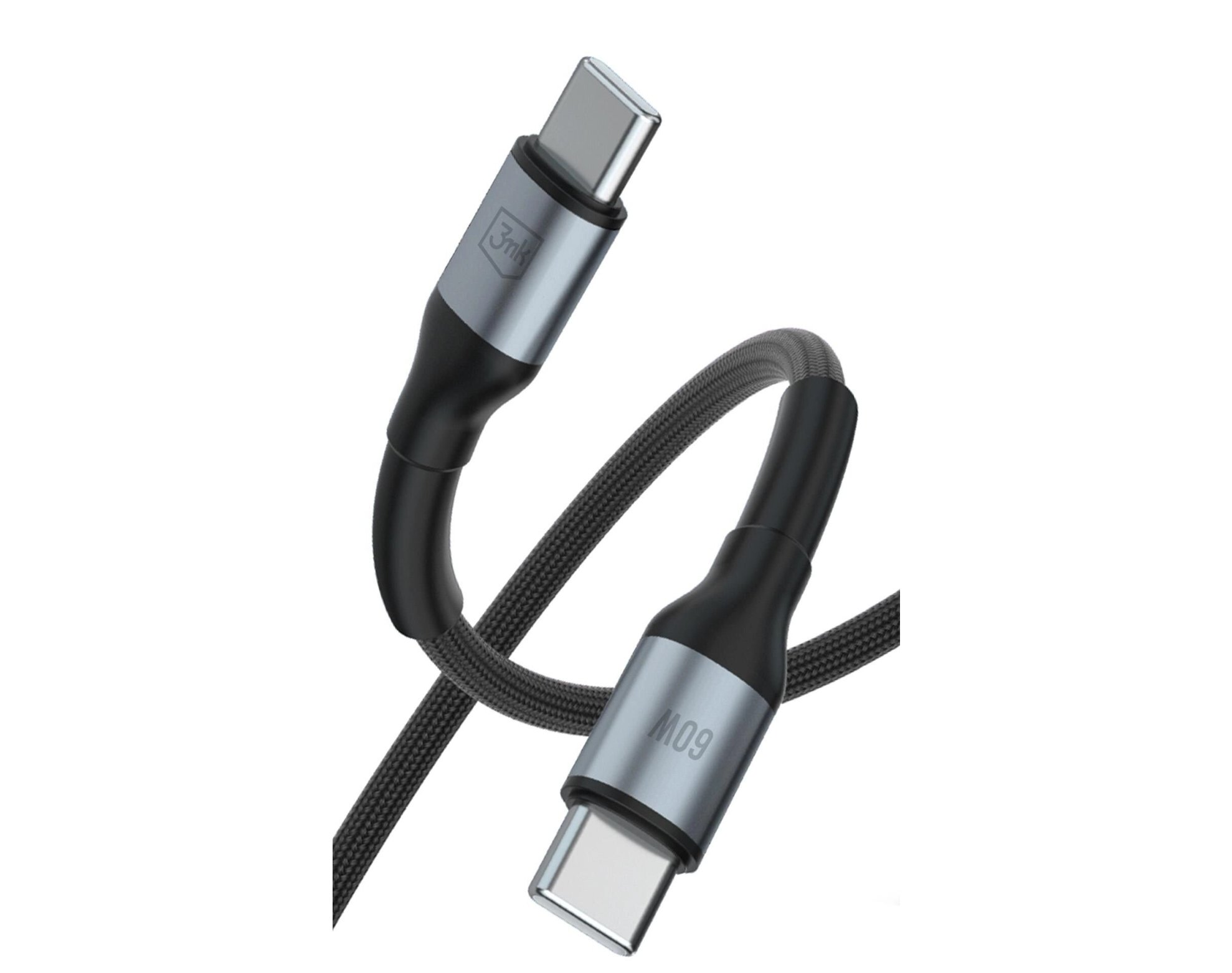 Kabel USB-C - USB-C 3MK Hyper Cable N-Series 60W 3 m Czarny