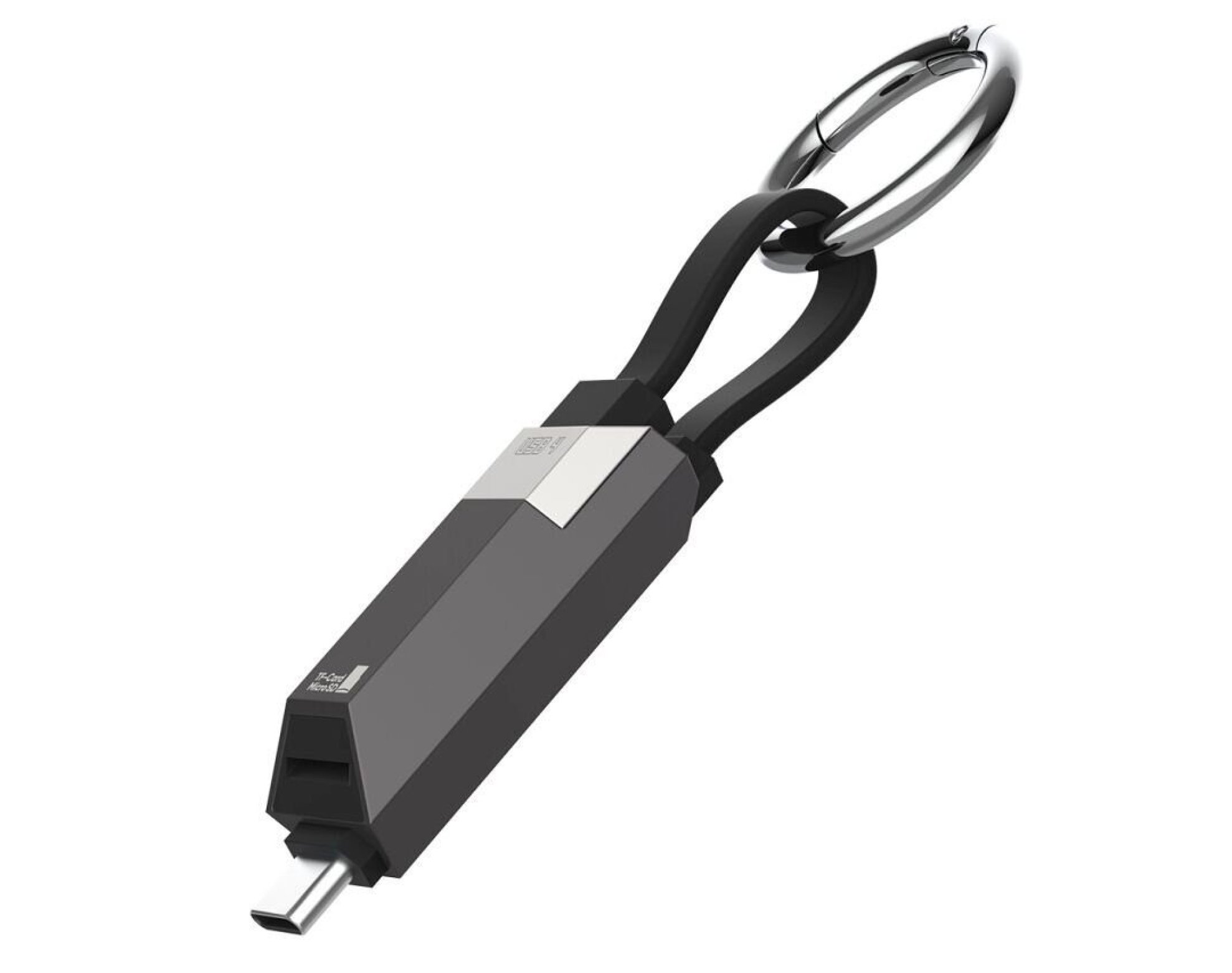 Kabel USB-C - USB-C 4SMARTS Enterprise Storage 240W 6cm Grafitowy