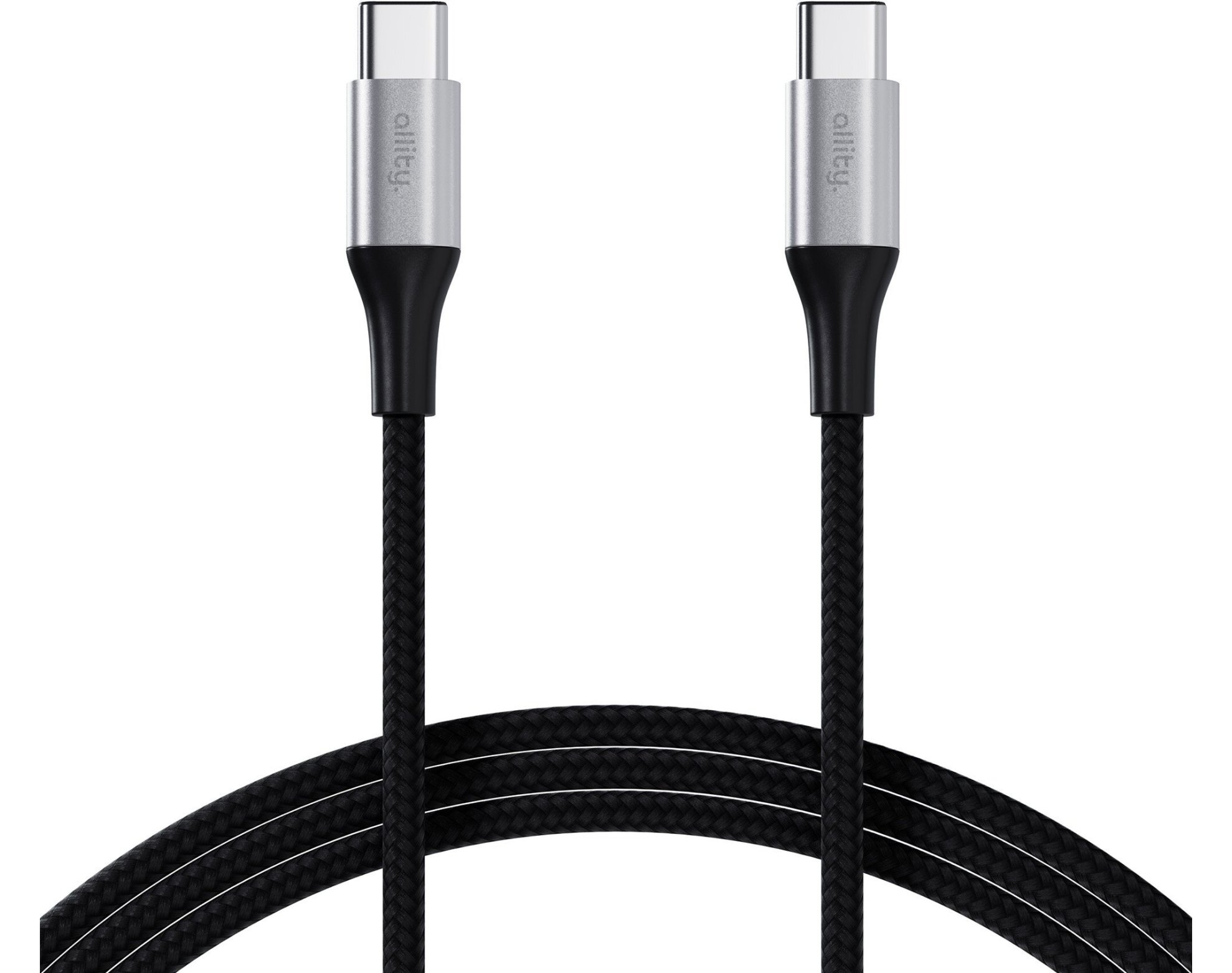 Kabel USB-C - USB-C ALLITY AUC-01 100W 2 m Czarny