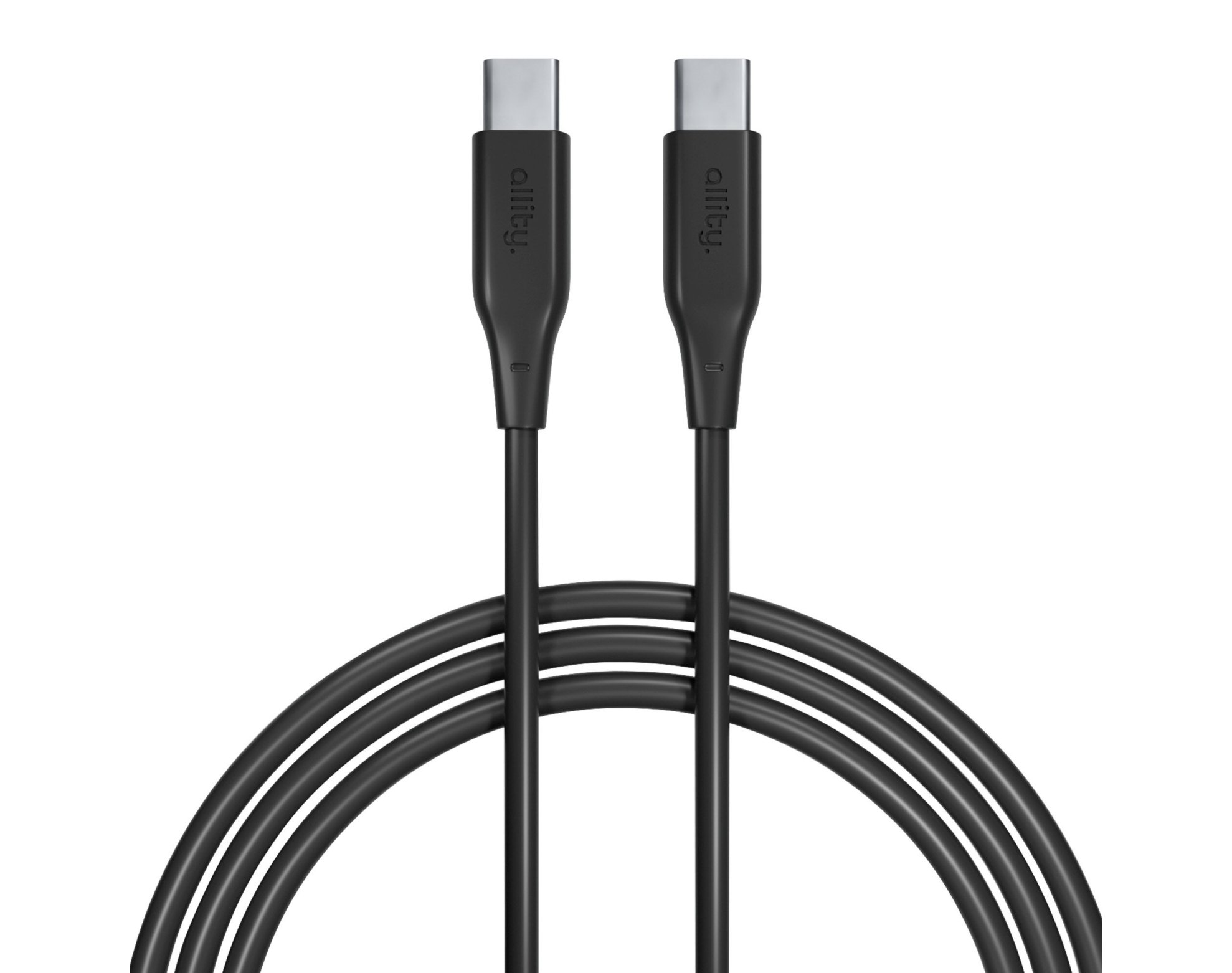 Kabel USB-C - USB-C ALLITY AUC-02 100W 1 m Czarny