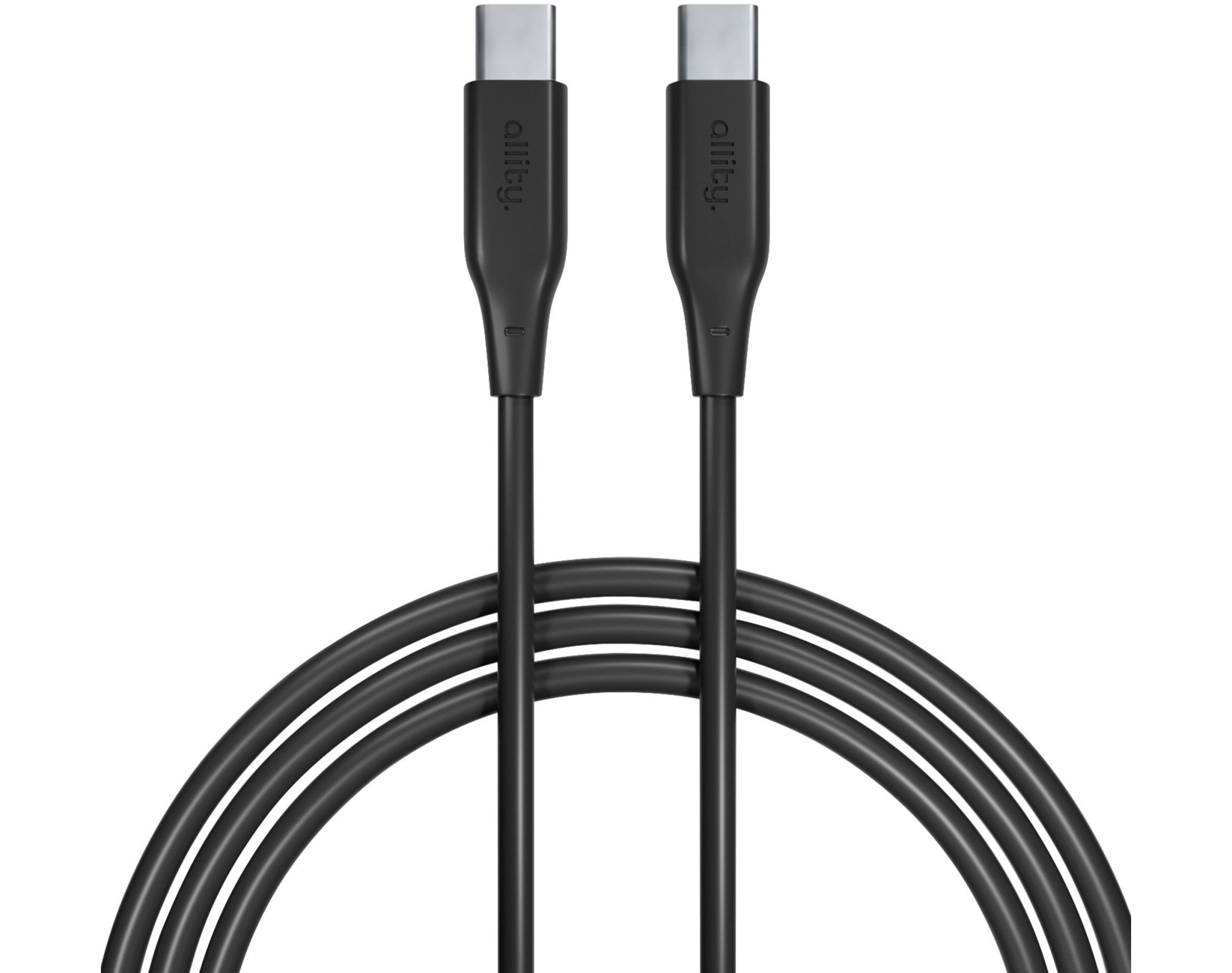 Kabel USB-C - USB-C ALLITY AUC-02 100W 2 m Czarny