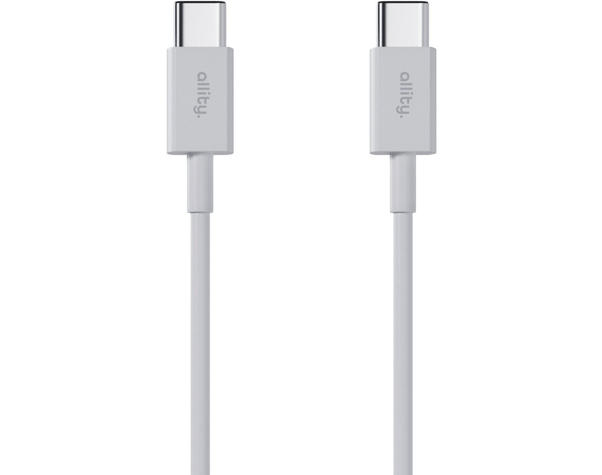 Kabel USB-C - USB-C ALLITY AUC-03 60W 1 m Biały