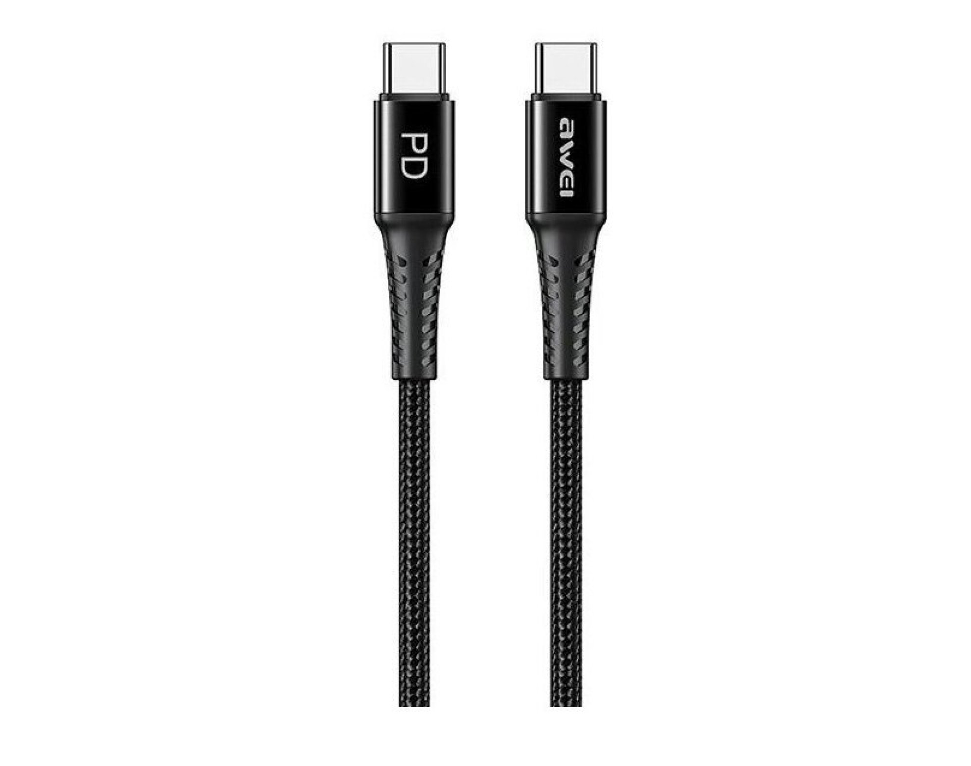 Kabel USB-C - USB-C AWEI CL-111T 1m Czarny