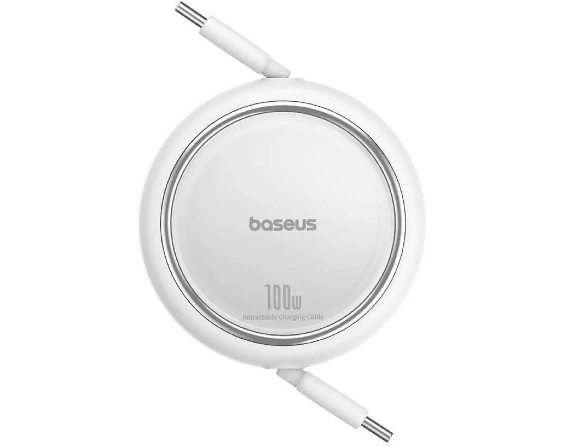 Kabel USB-C - USB-C BASEUS Free2Pull Mini 100W 1.5 m Biały