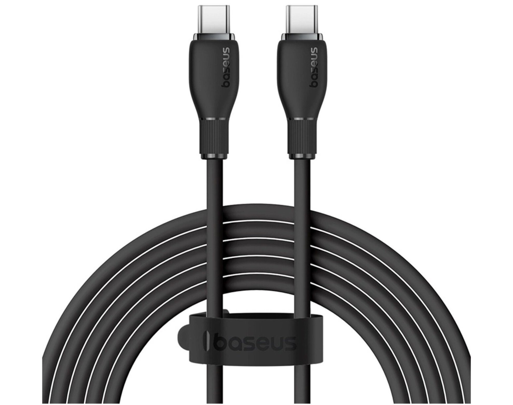 Kabel USB-C - USB-C BASEUS Pudding Series 100W 1.2 m Czarny