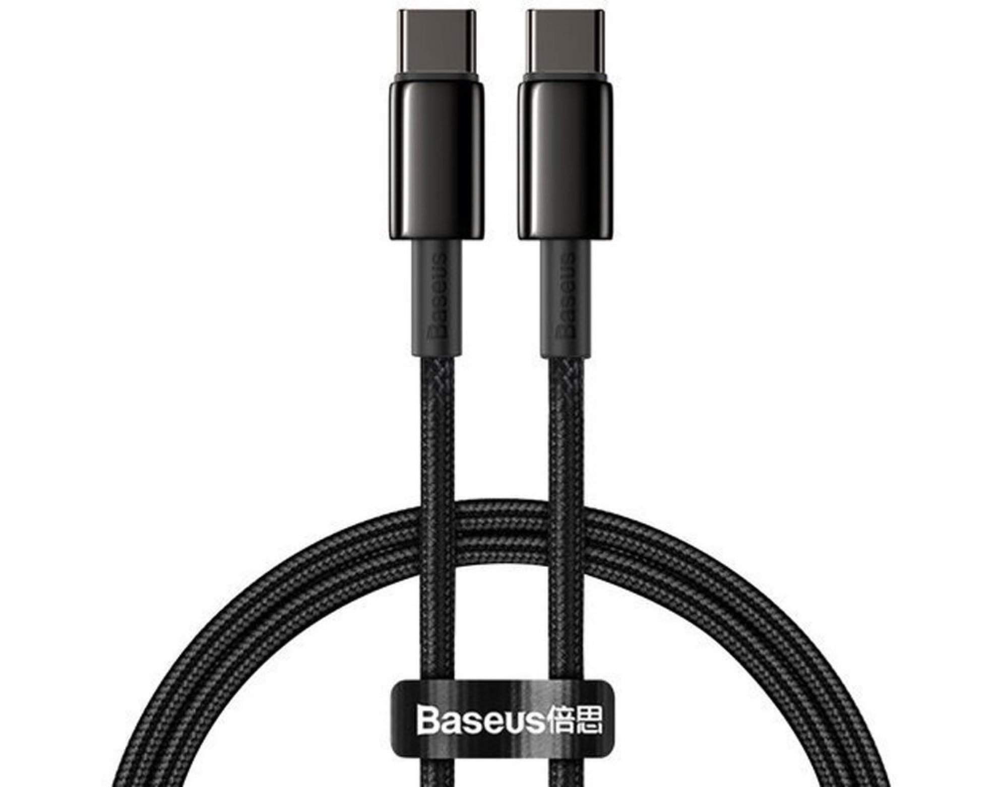 Kabel USB-C - USB-C BASEUS Tungsten Gold 100W 1 m