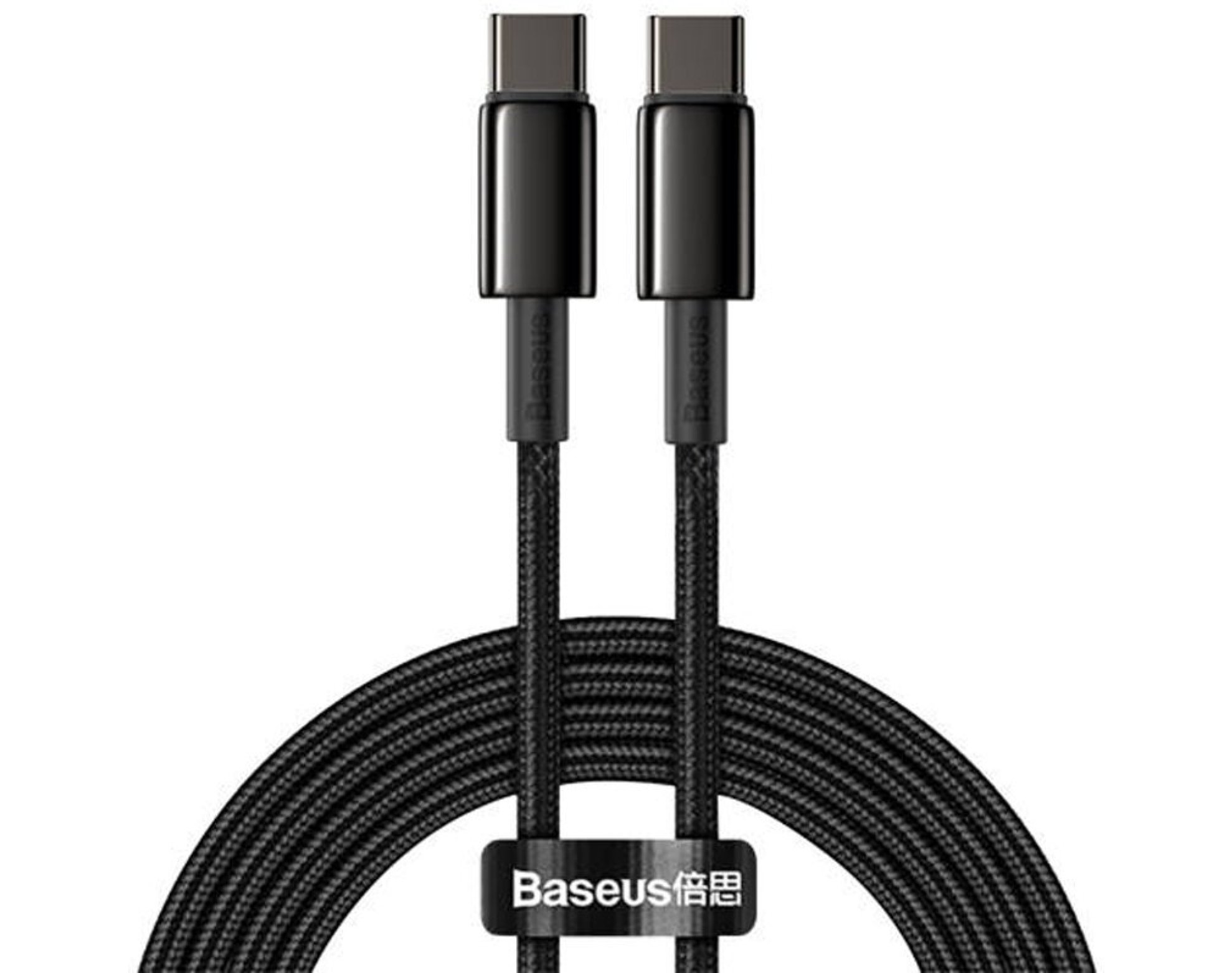 Kabel USB-C - USB-C BASEUS Tungsten Gold 100W 2 m