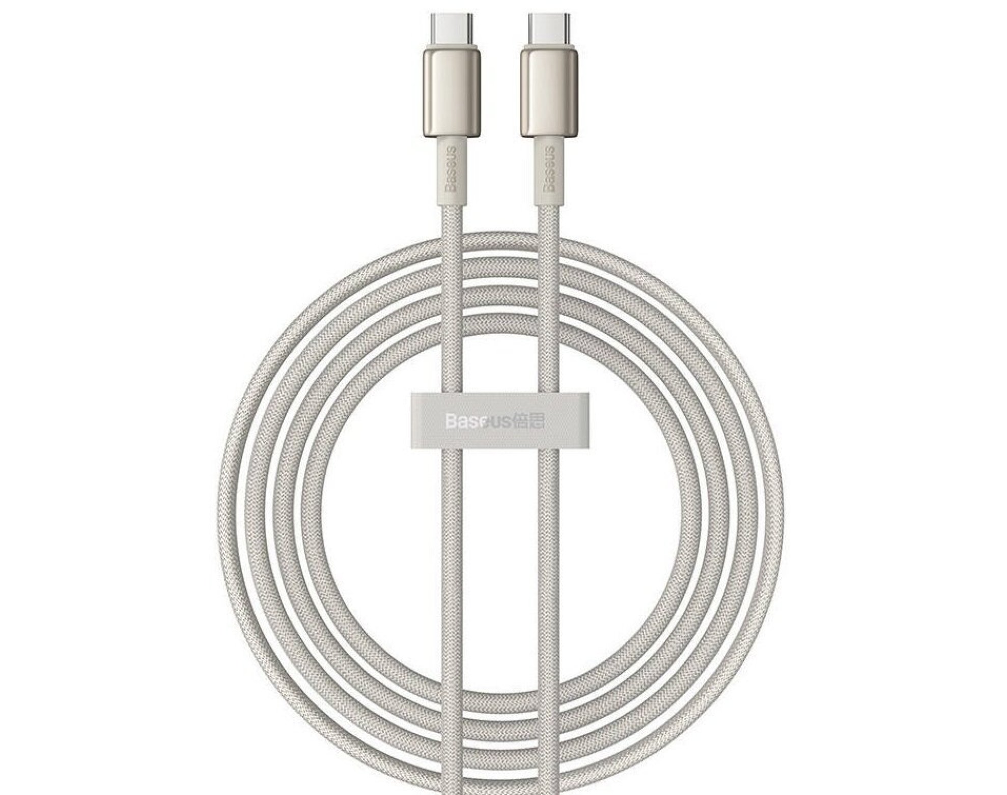 Kabel USB-C - USB-C BASEUS Tungsten Gold 100W 2 m Złoty