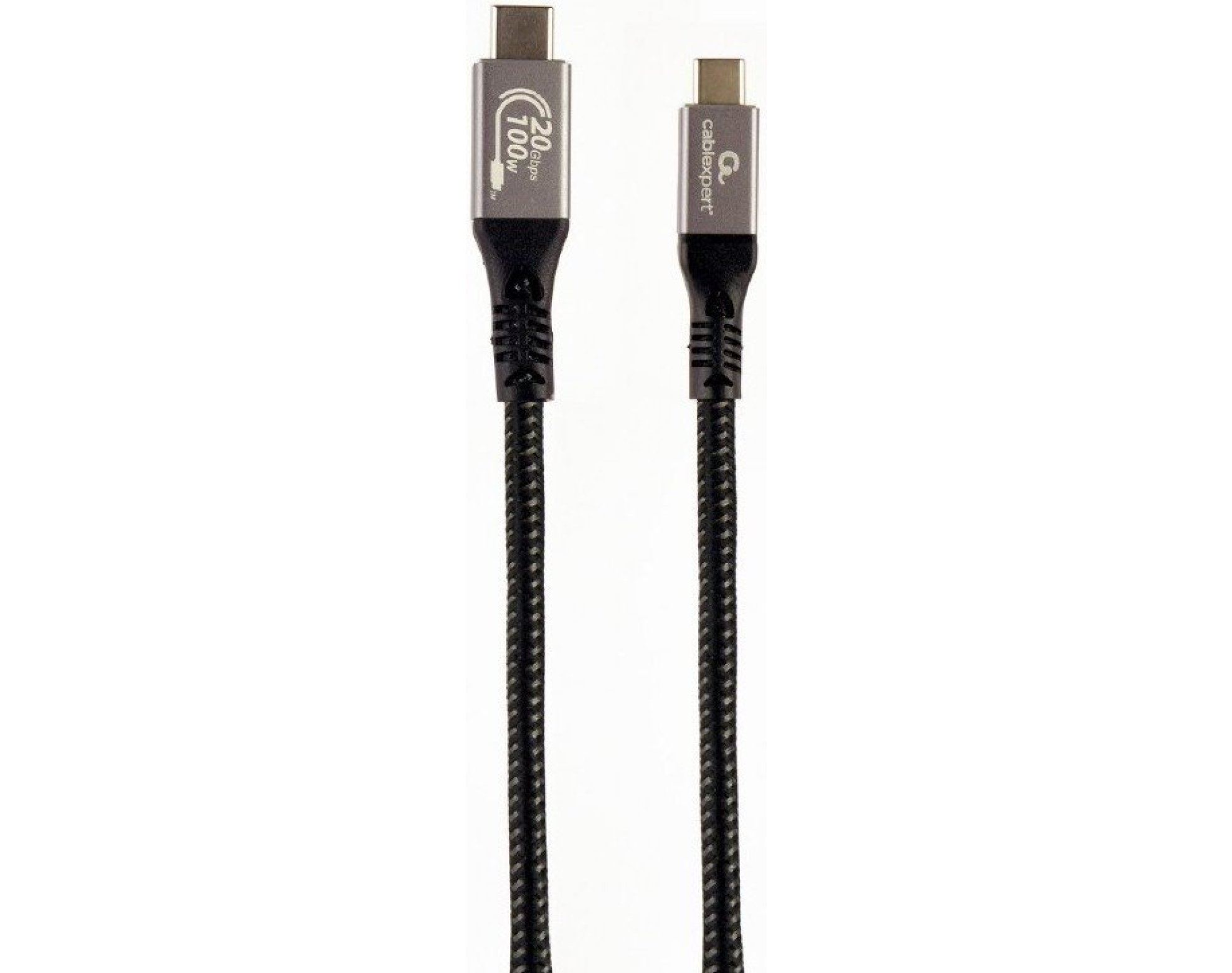 Kabel USB-C - USB-C CABLEXPERT USB 3.2 Gen. 2 100W 1.5 m Czarny