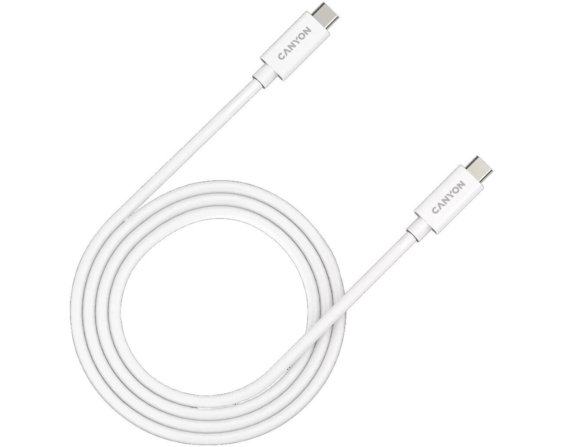 Kabel USB-C - USB-C CANYON UC-44 4.0 1 m 240W Biały