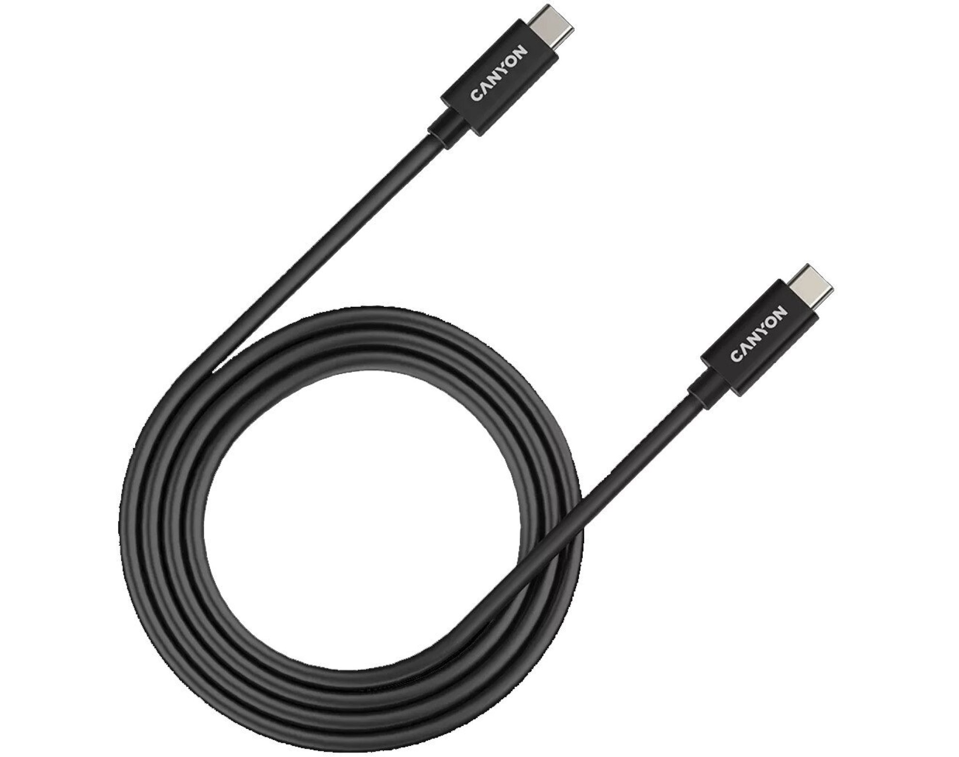Kabel USB-C - USB-C CANYON UC-44 4.0 1 m 240W Czarny