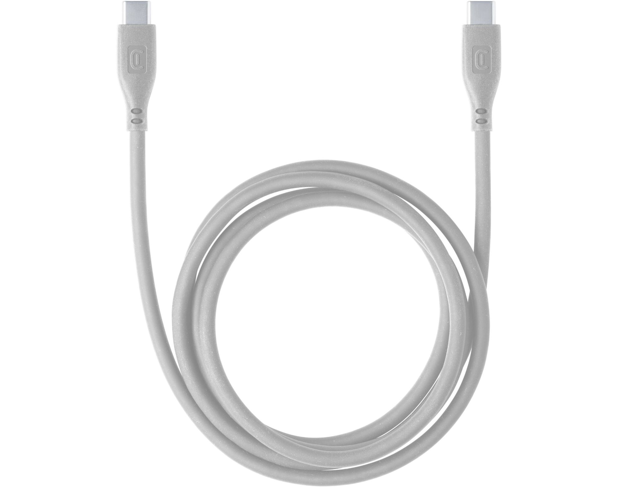 Kabel USB-C - USB-C CELLULARLINE Soft Max 1.2 m Szary