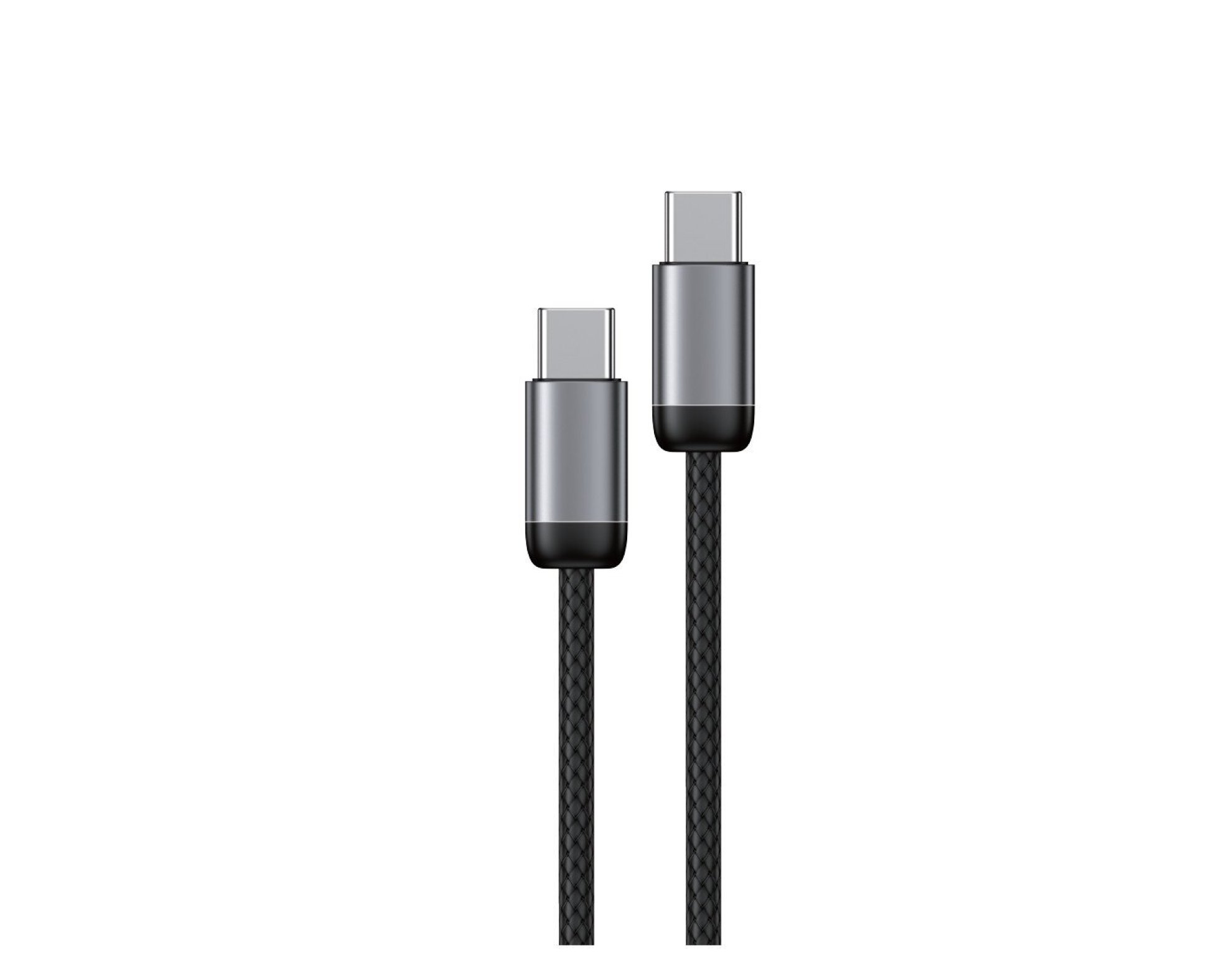 Kabel USB-C — USB-C ENCORE ENERGY EE121-CC-2M Braided 2m 100W Czarny