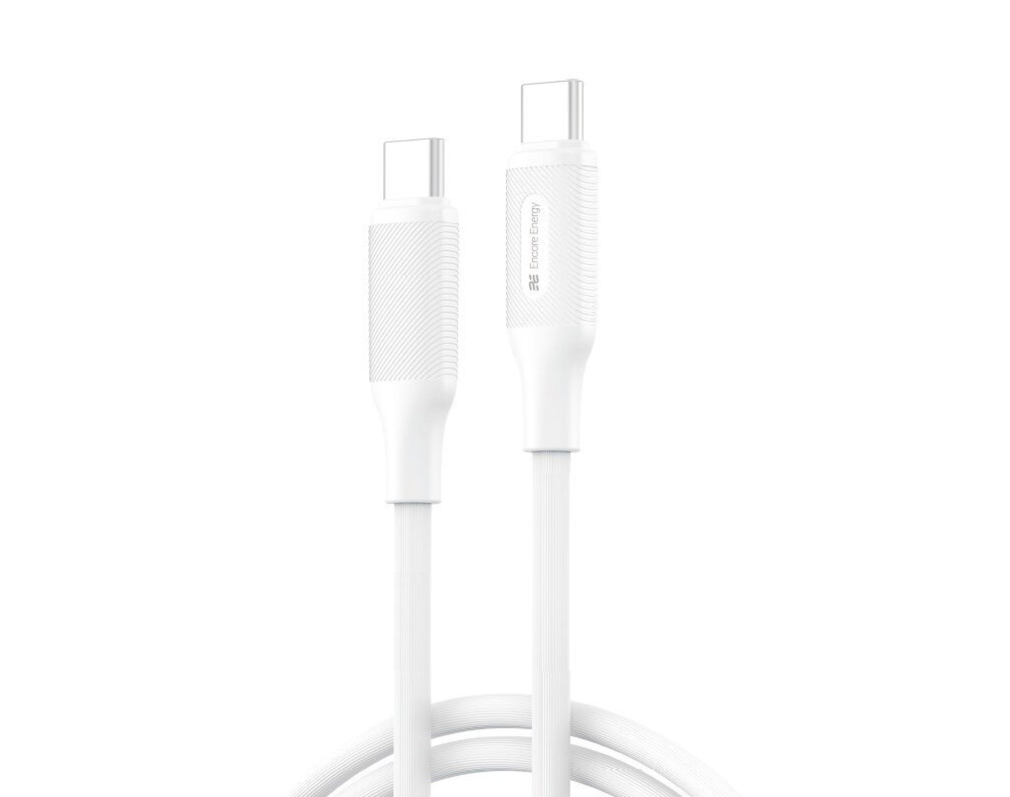 Kabel USB-C — USB-C ENCORE ENERGY MD-60CC05W 0,5m 60W Biały