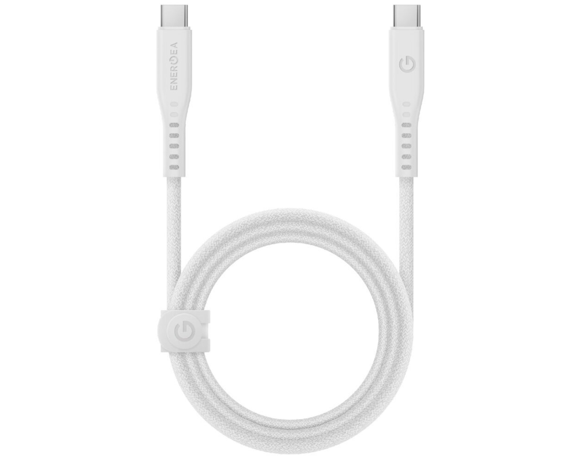 Kabel USB-C - USB-C ENERGEA Flow MFi 240W 1.5 m Biały
