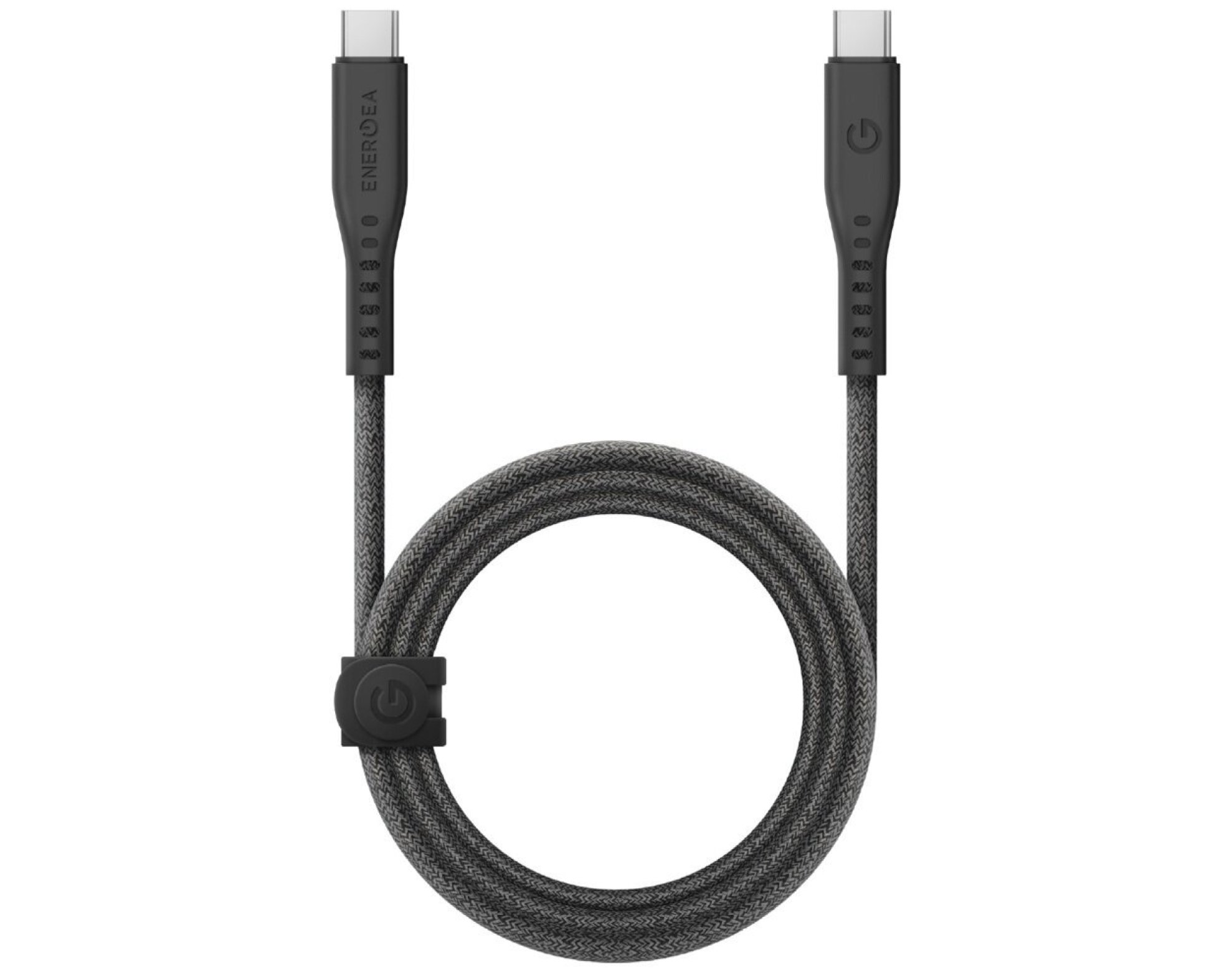 Kabel USB-C - USB-C ENERGEA Flow MFi 240W 1.5 m Czarny