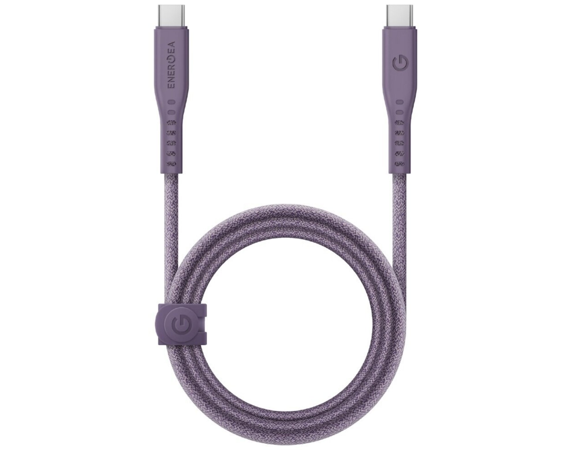 Kabel USB-C - USB-C ENERGEA Flow MFi 240W 1.5 m Fioletowy