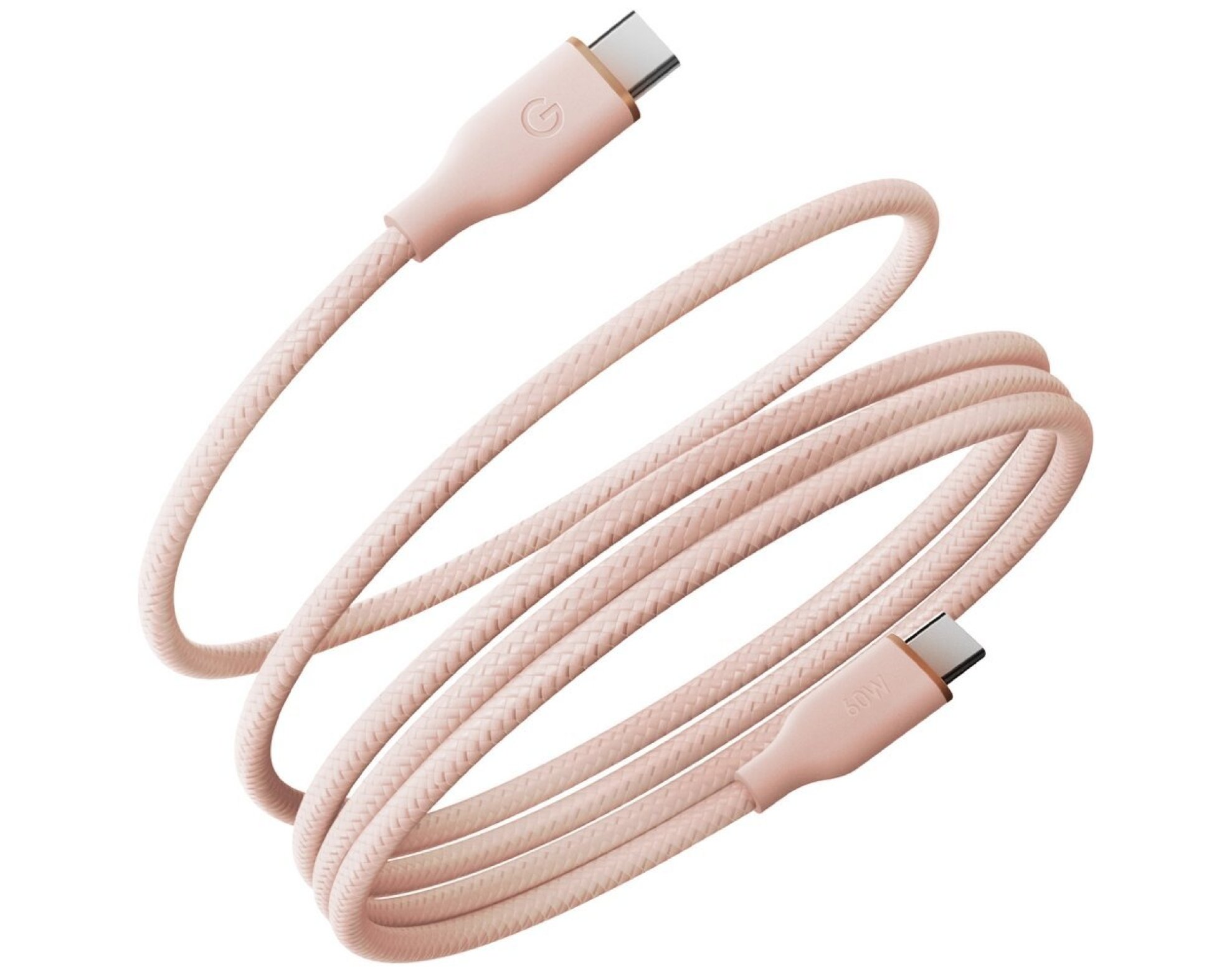 Kabel USB-C - USB-C ENERGEA Helix 60 60W 1.5 m Różowy
