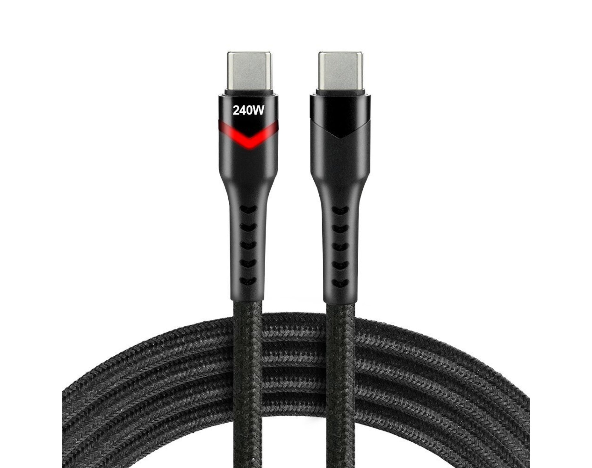 Kabel USB-C - USB-C EVERACTIVE CBB-2PDRS 240W 2 m Czarny
