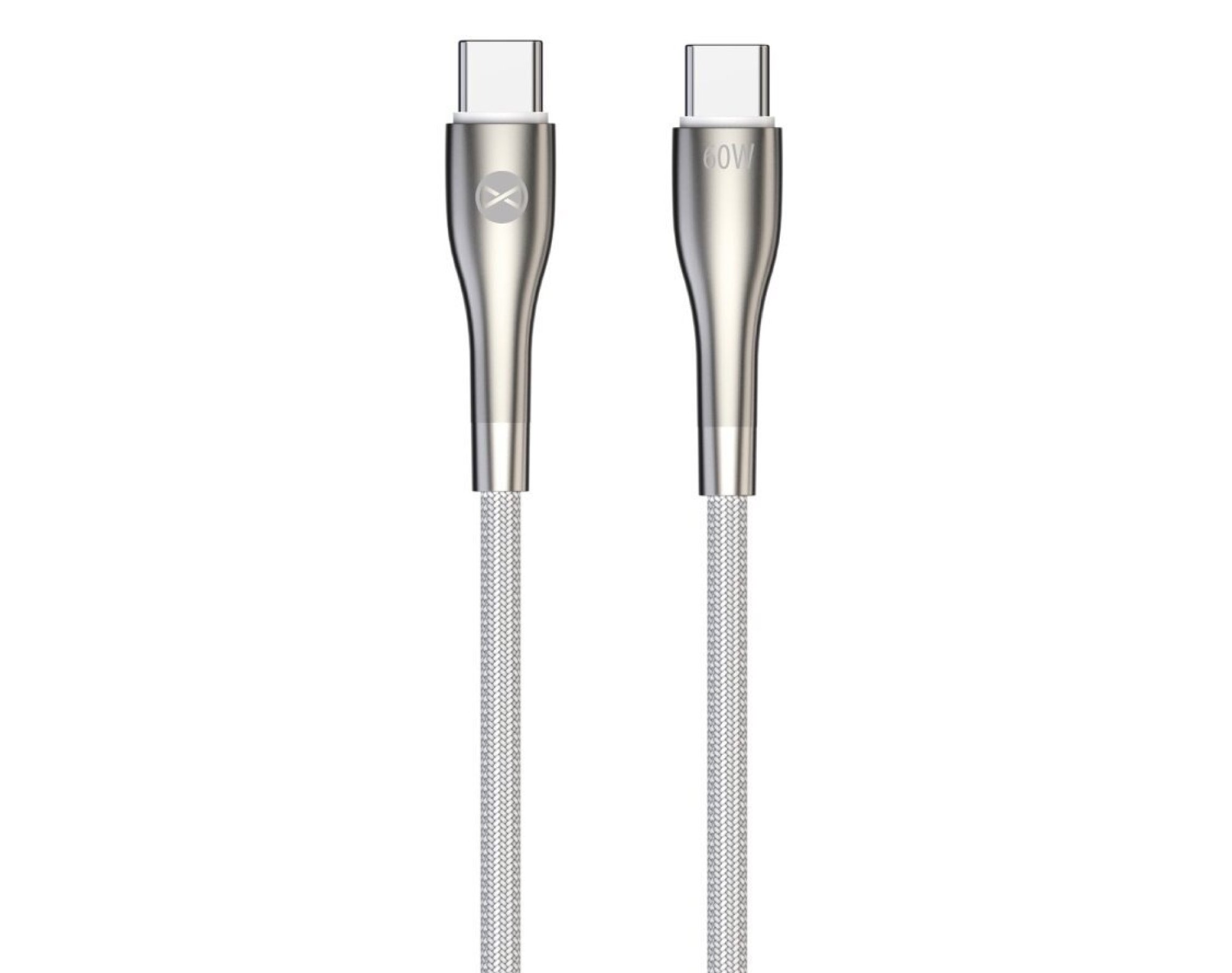 Kabel USB-C - USB-C FOREVER Sleek 60W 1 m Biały