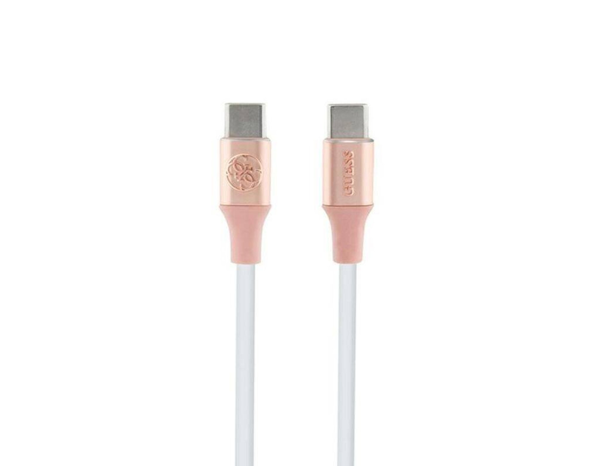 Kabel USB-C - USB-C GUESS Fast Charging 1.5m Różowy