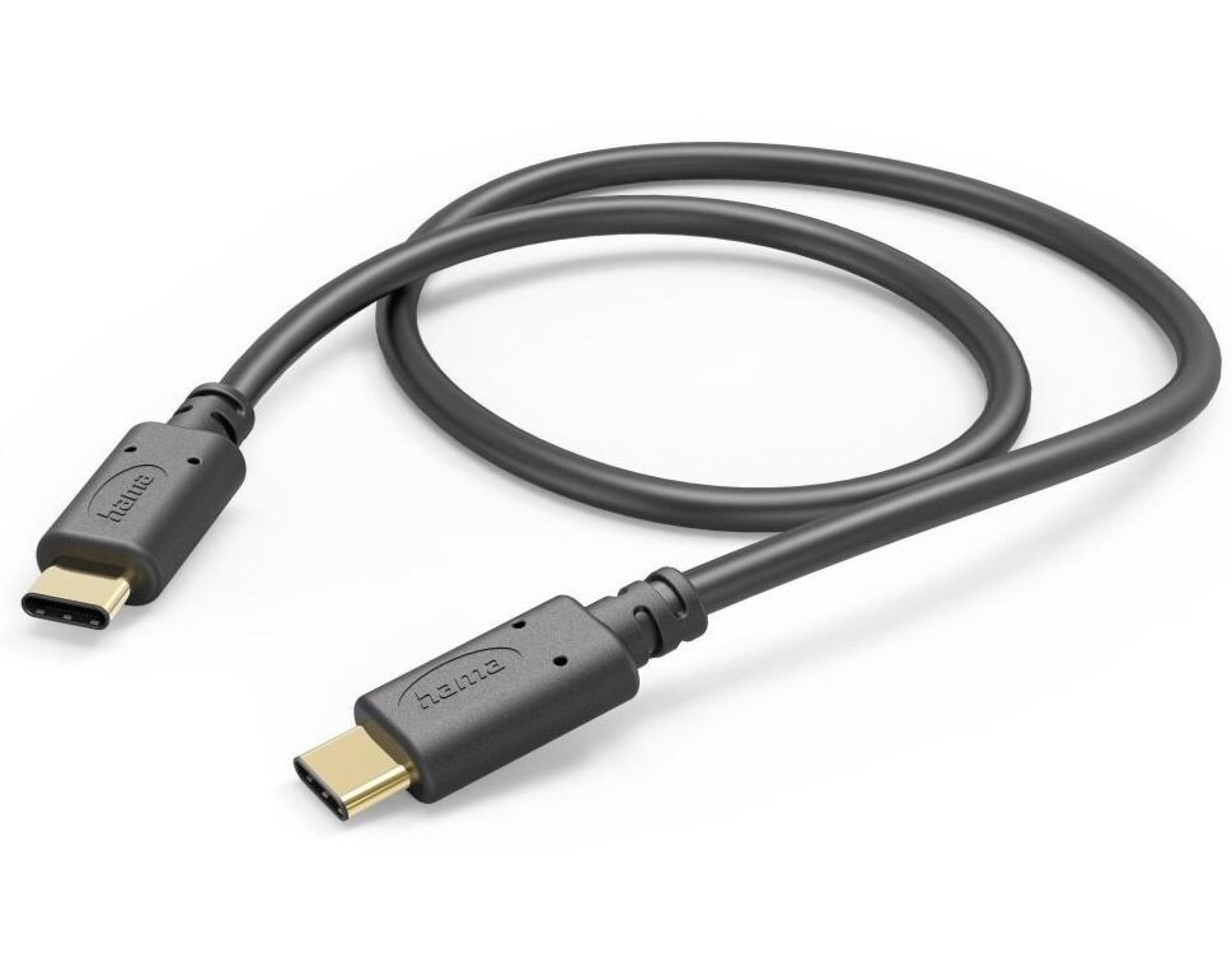 Kabel USB-C - USB-C HAMA 201589 1 m Czarny