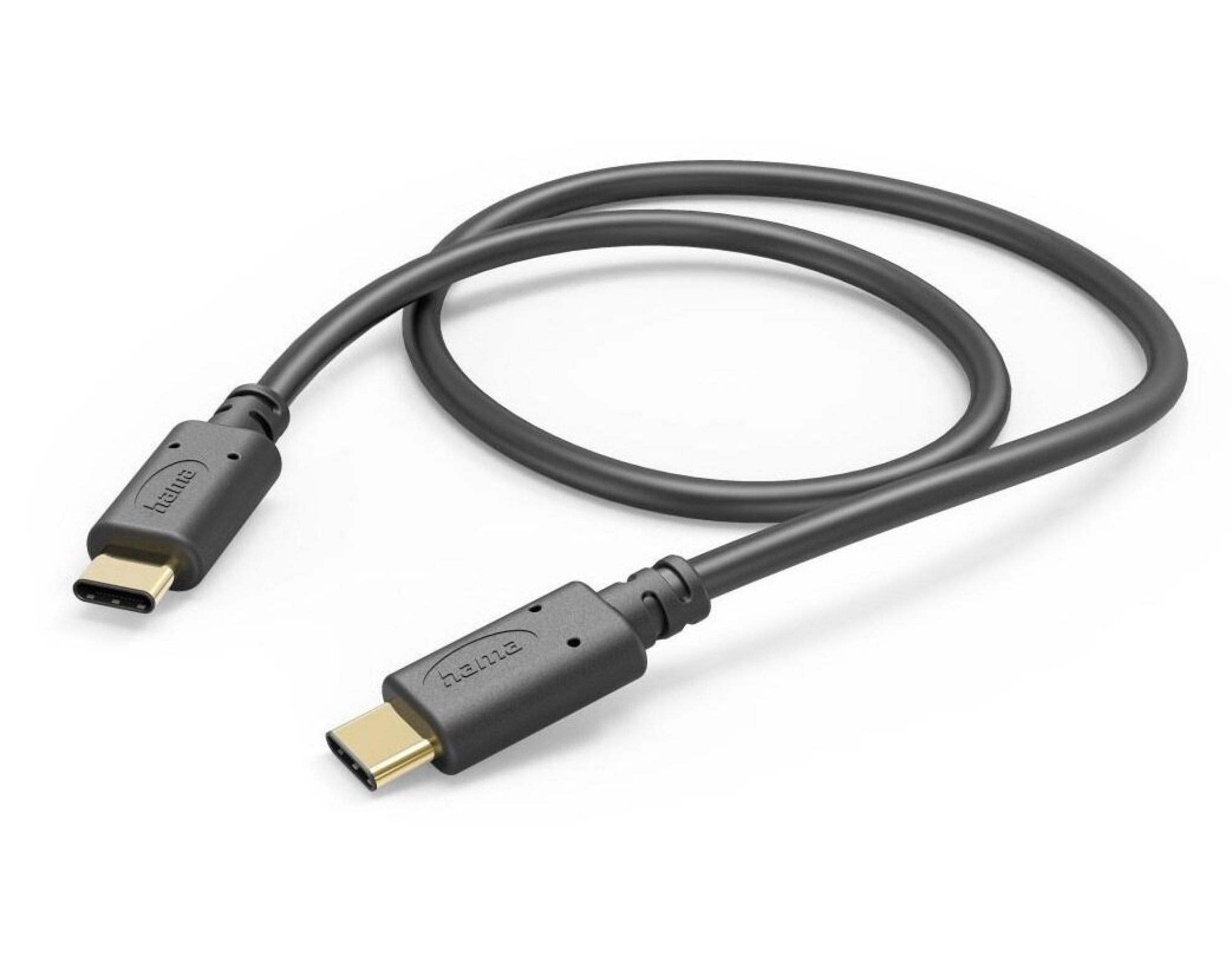 Kabel USB-C - USB-C HAMA 201591 1.5 m Czarny
