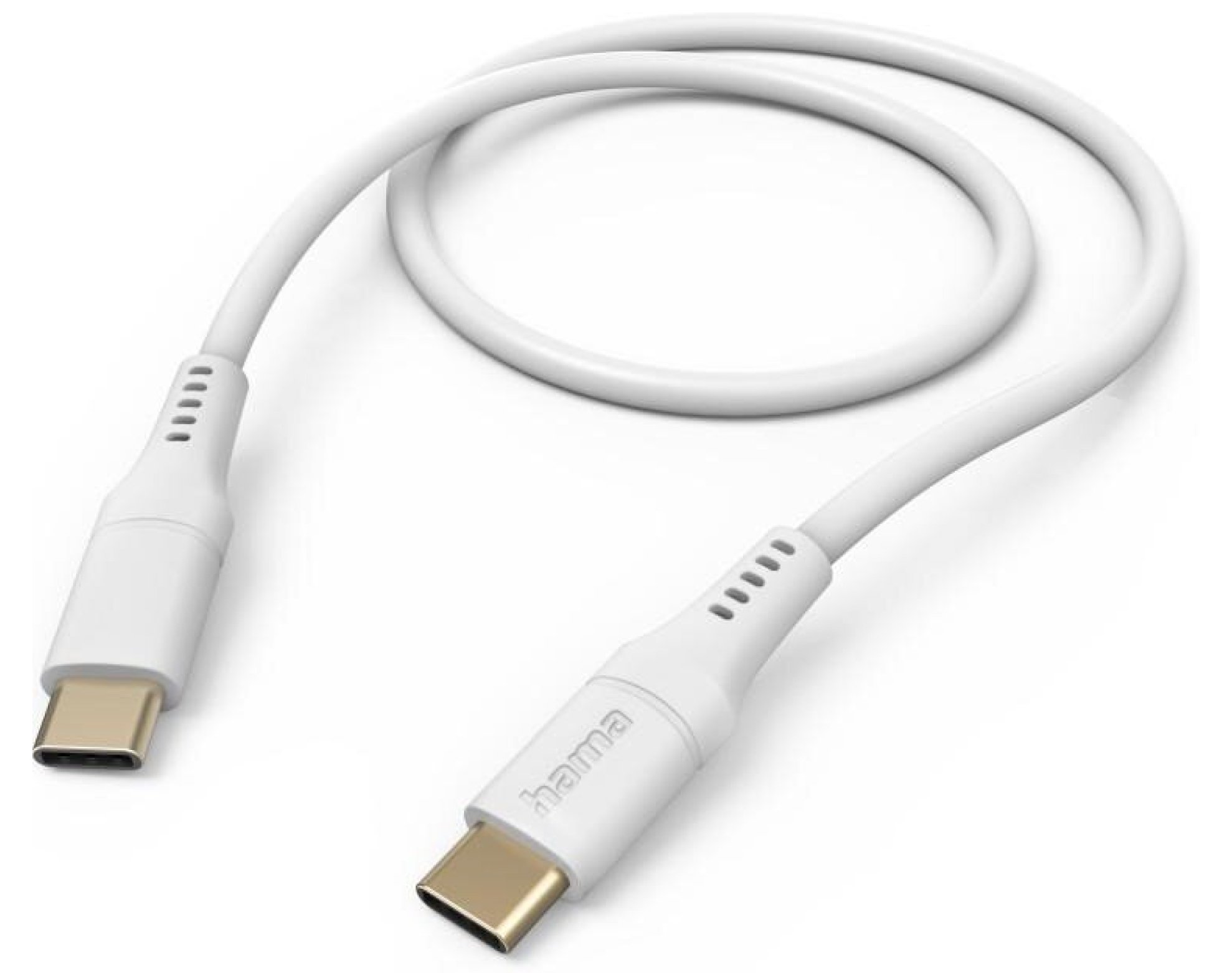 Kabel USB-C - USB-C HAMA Flexible 1.5 m Biały