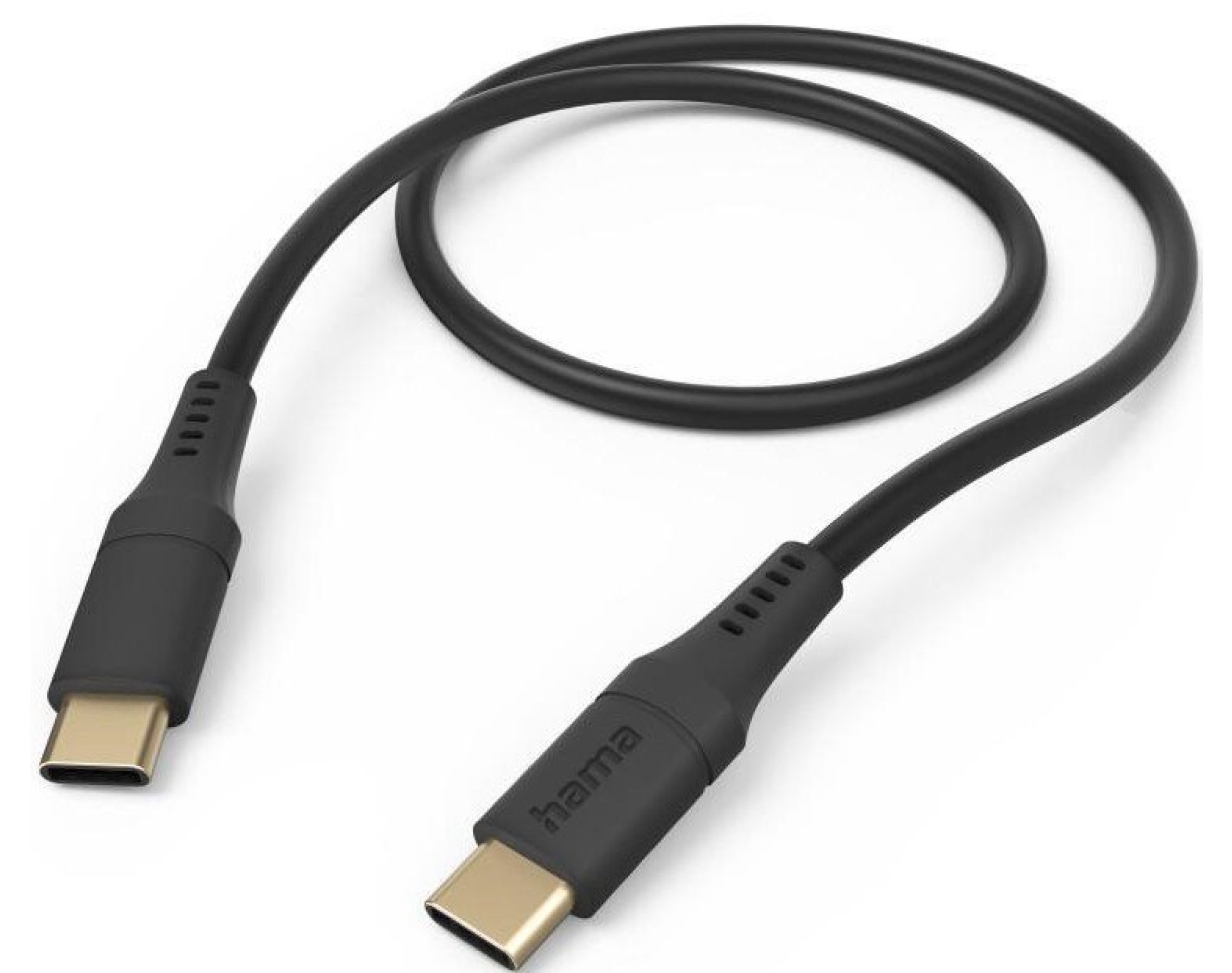 Kabel USB-C - USB-C HAMA Flexible 1.5 m Czarny