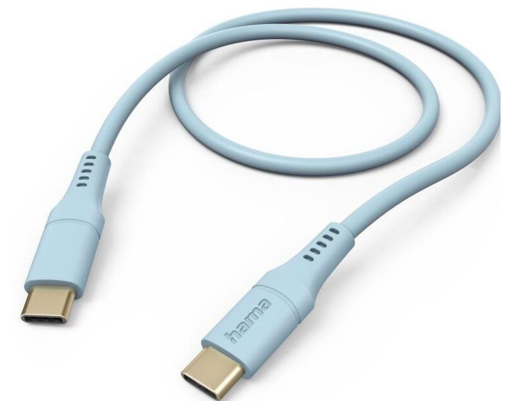 Kabel USB-C - USB-C HAMA Flexible 1.5 m Niebieski