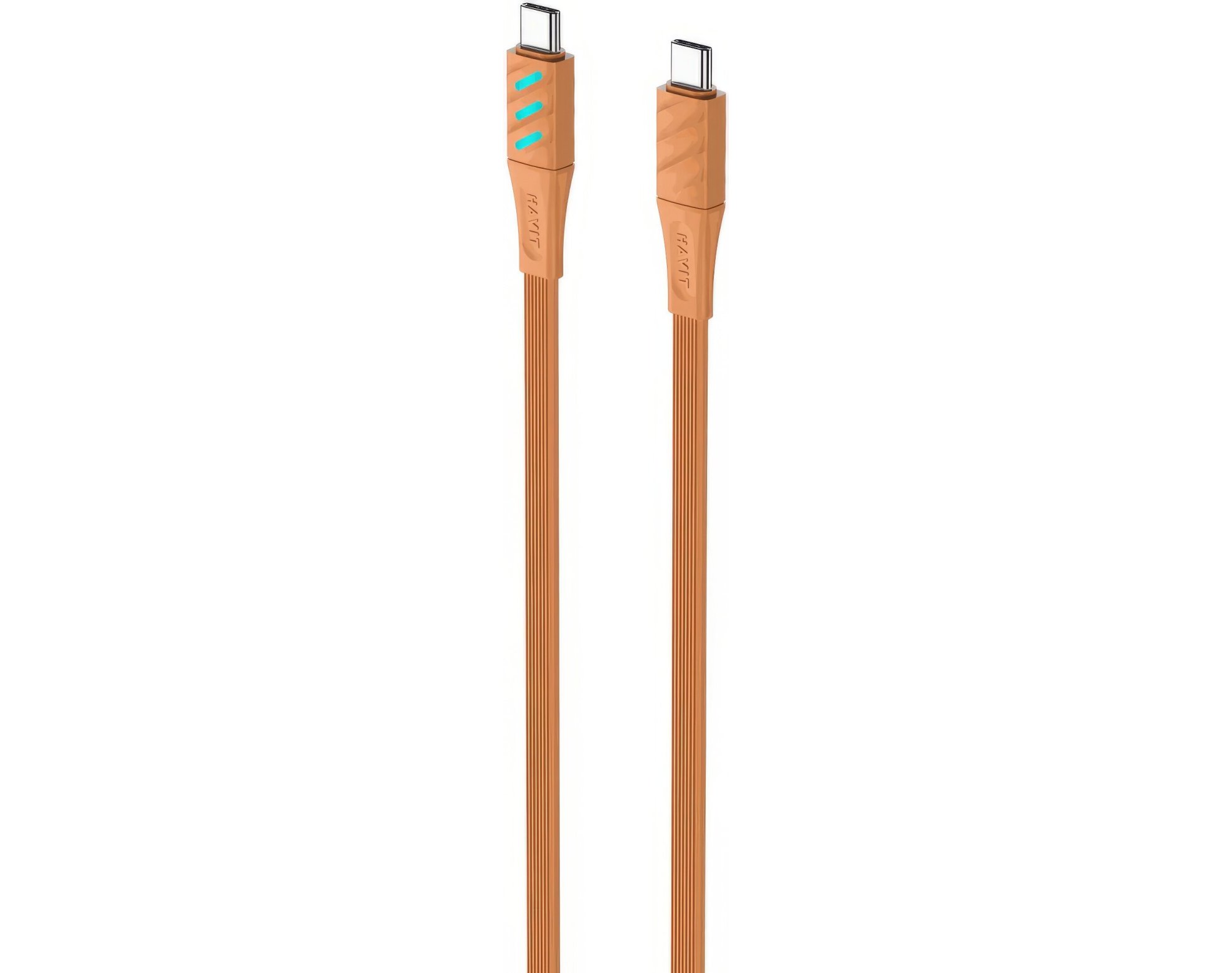 Kabel USB-C - USB-C HAVIT CB6254 60W 1 m Pomarańczowy