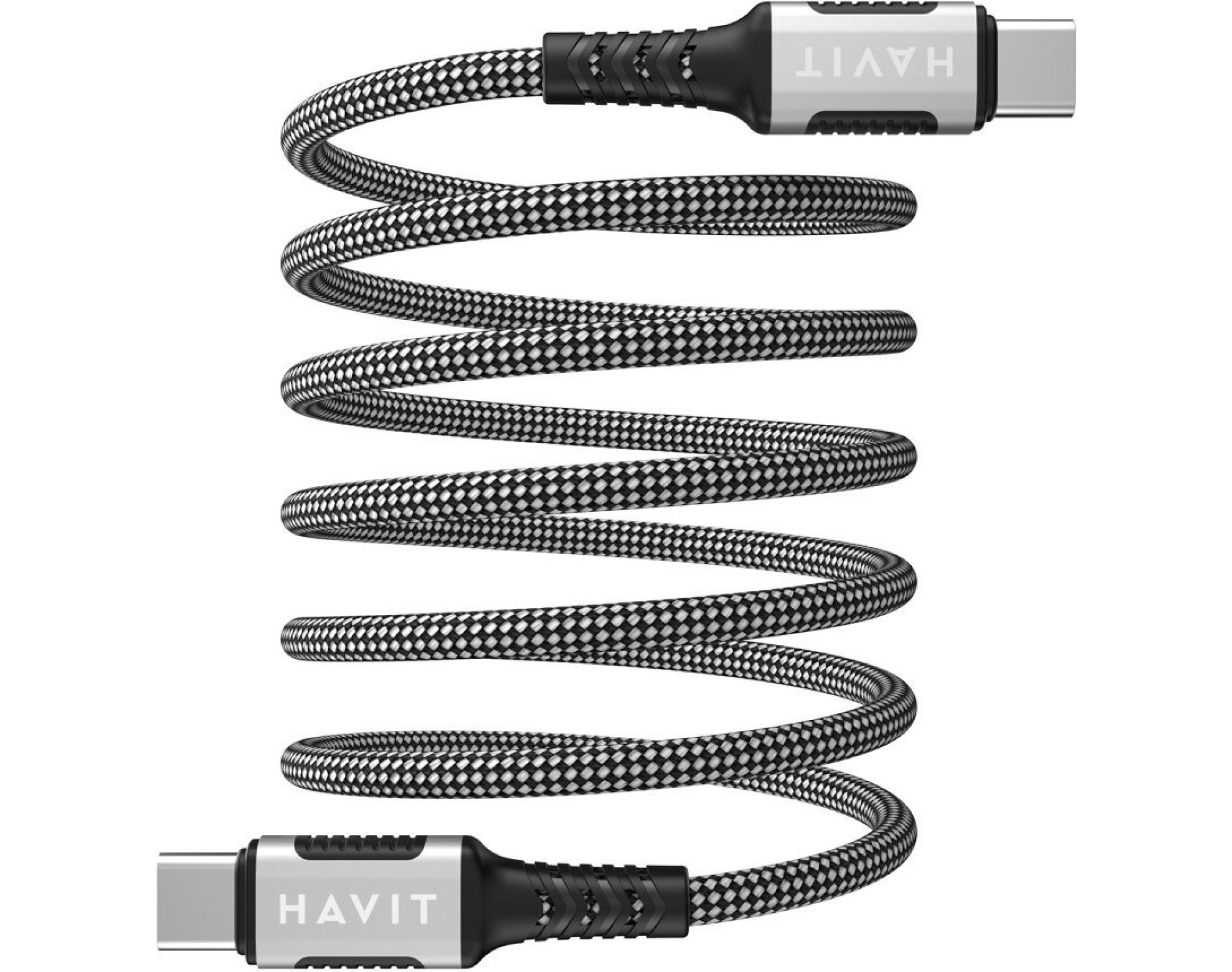 Kabel USB-C - USB-C HAVIT CB6297 60W 1 m Czarny