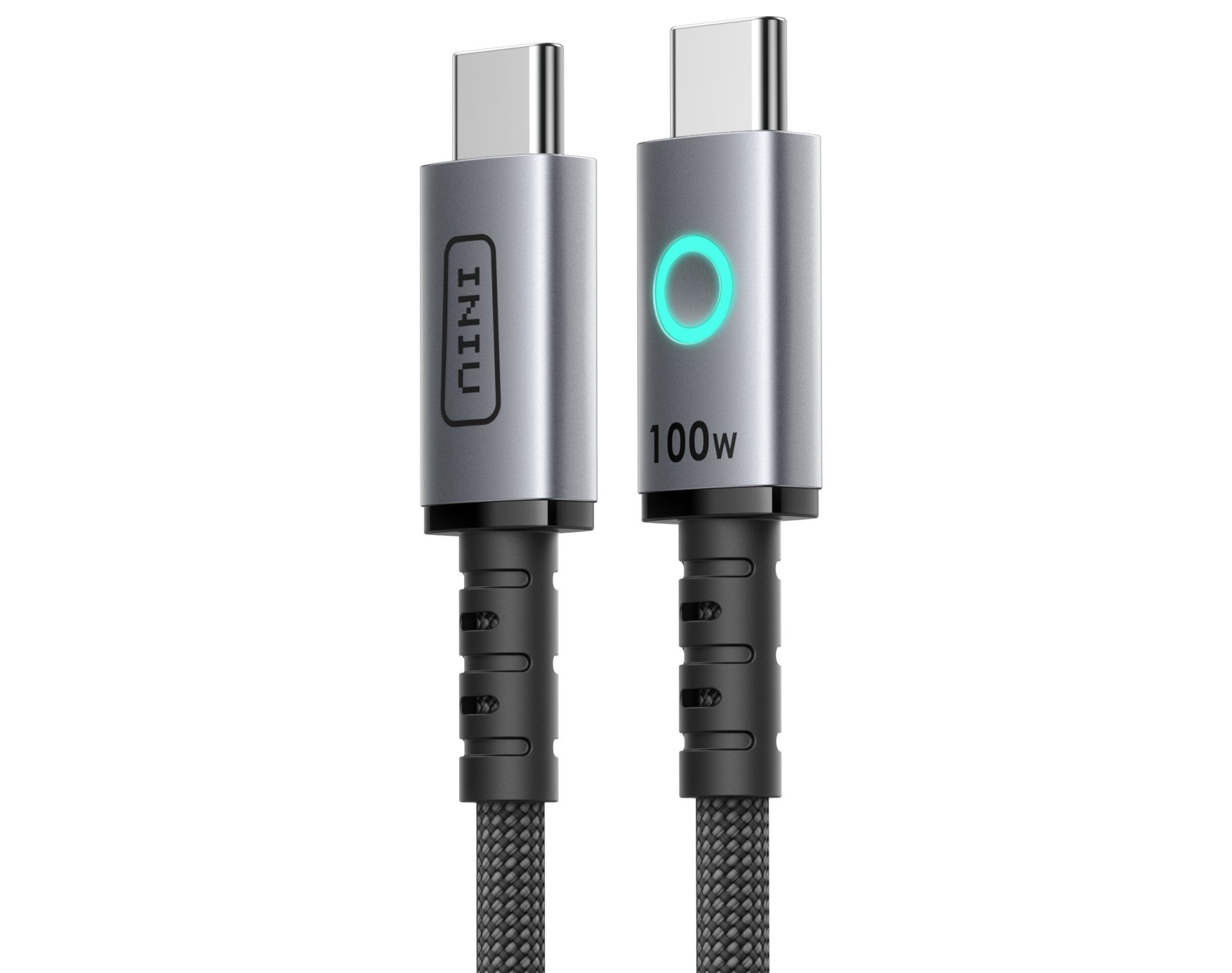 Kabel USB-C - USB-C INIU Leopard 100W 2 m Czarny