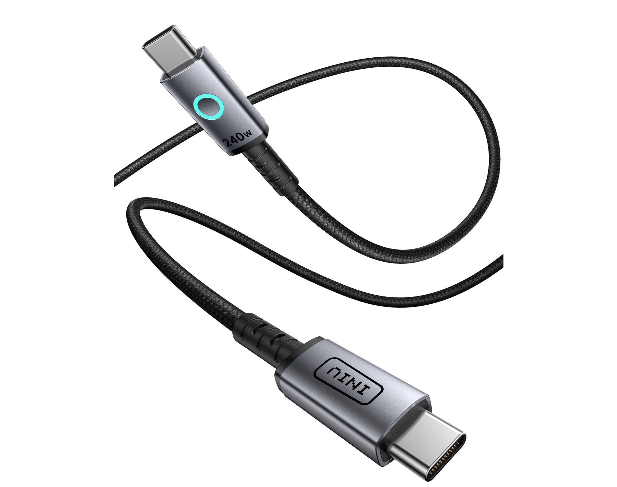 Kabel USB-C - USB-C INIU Leopard 240W 2 m Czarny