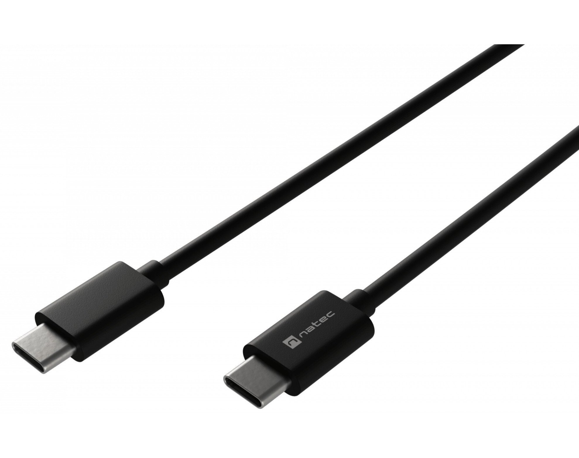 Kabel USB-C - USB-C NATEC Prati 100W 2 m Czarny
