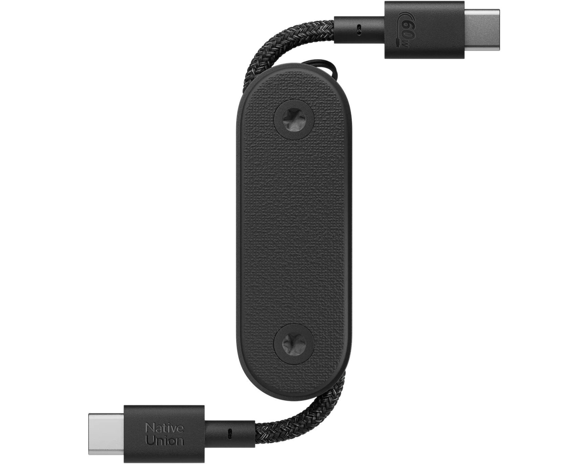 Kabel USB-C - USB-C NATIVE UNION Pocket Cable 60W 0.17 m Czarny