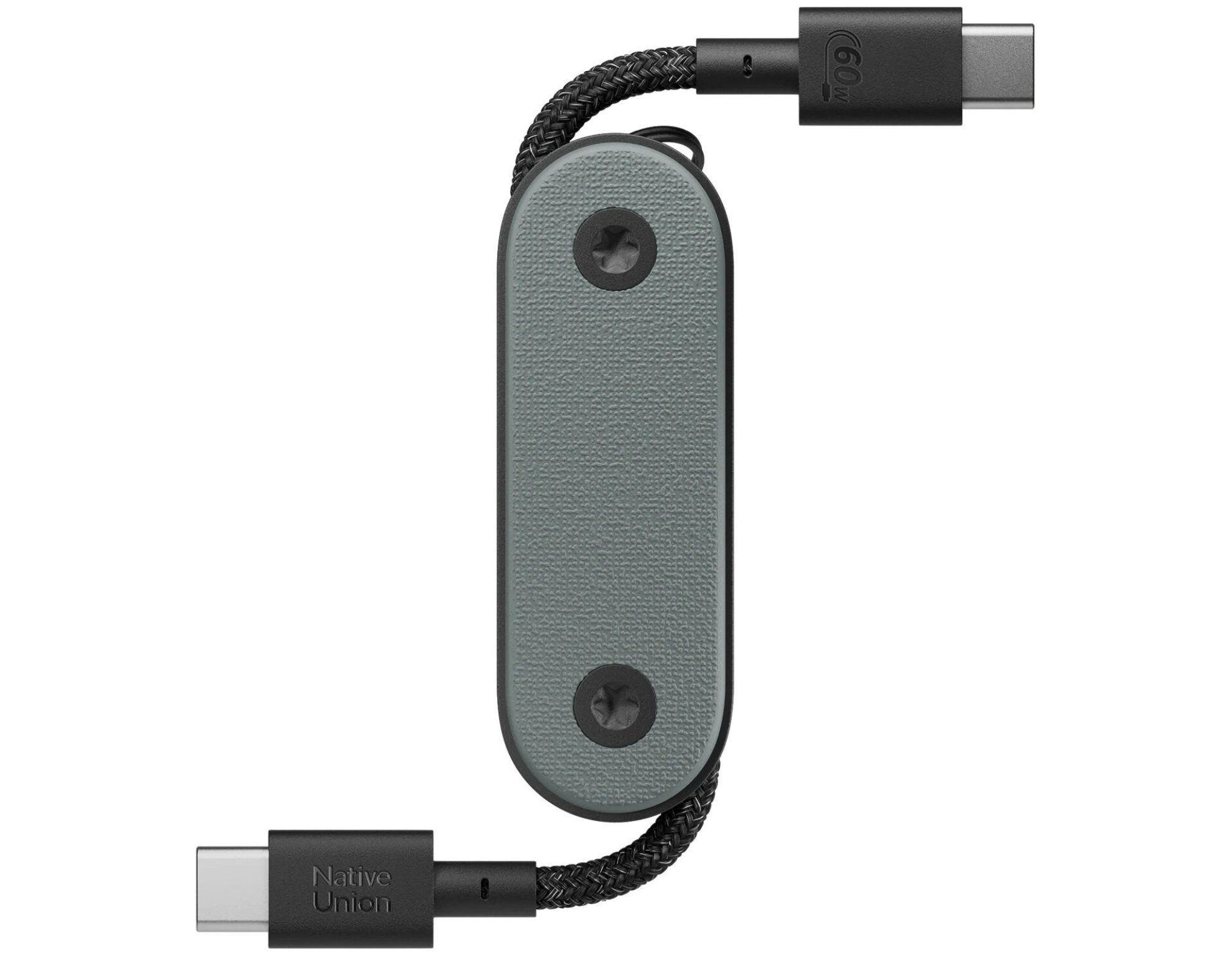 Kabel USB-C - USB-C NATIVE UNION Pocket Cable 60W 0.17 m Zielony