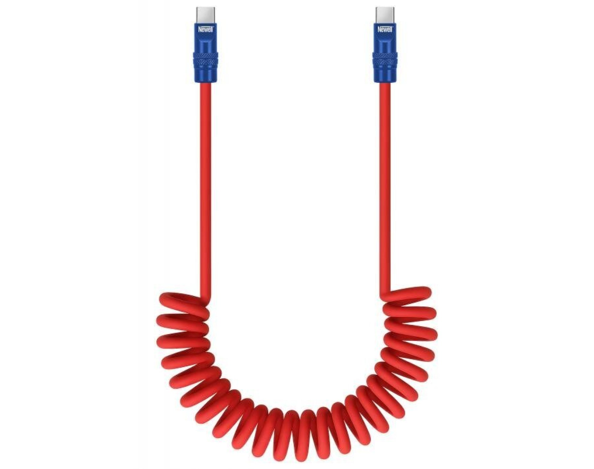 Kabel USB-C - USB-C NEWELL 100W 1.5 m Czerwono-granatowy