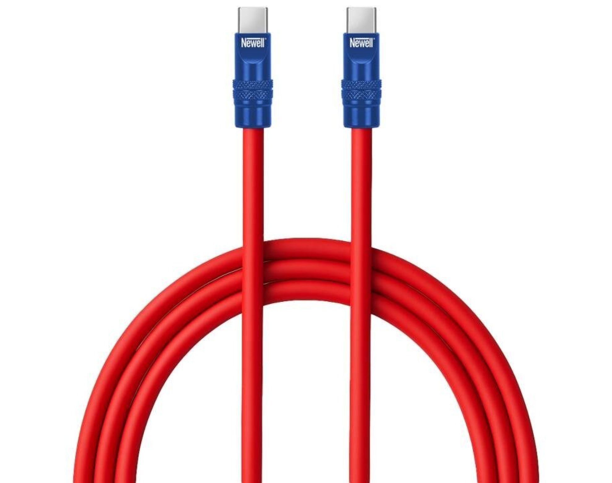 Kabel USB-C - USB-C NEWELL 100W 2 m Czerwono-granatowy