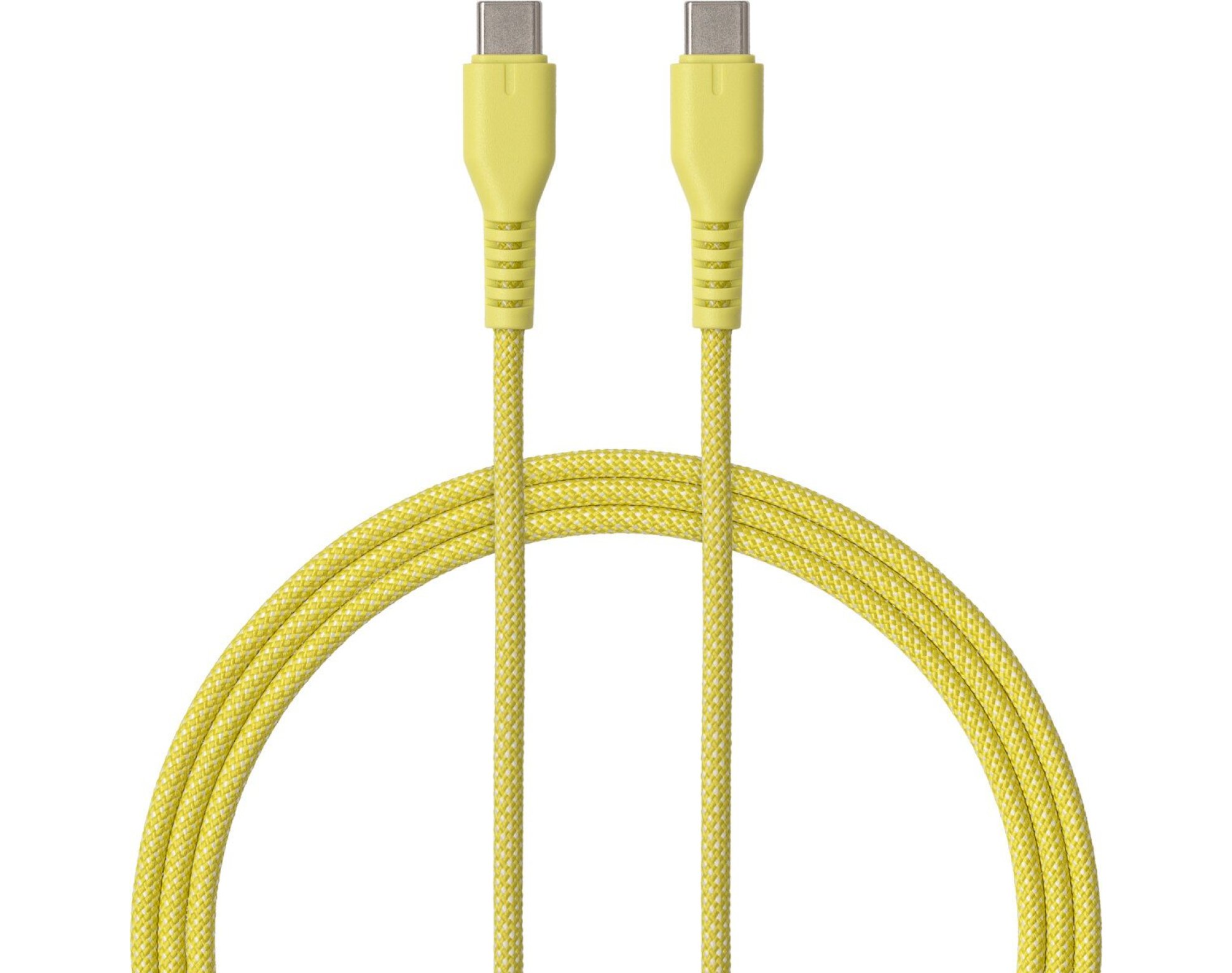 Kabel USB-C - USB-C QUALO QKN-CC-05 1.5 m Żółty
