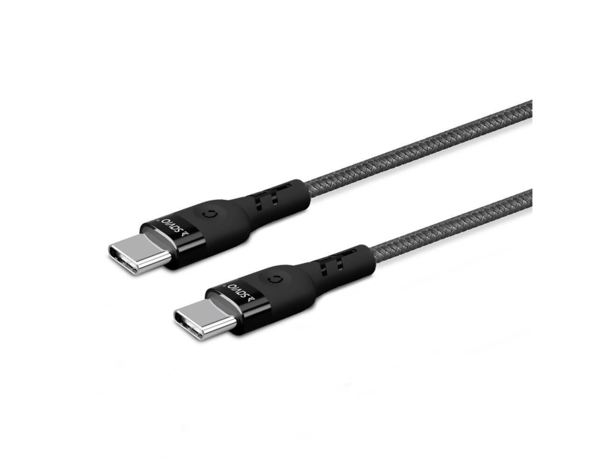 Kabel USB-C - USB-C SAVIO CL-151 60W 2 m Czarny