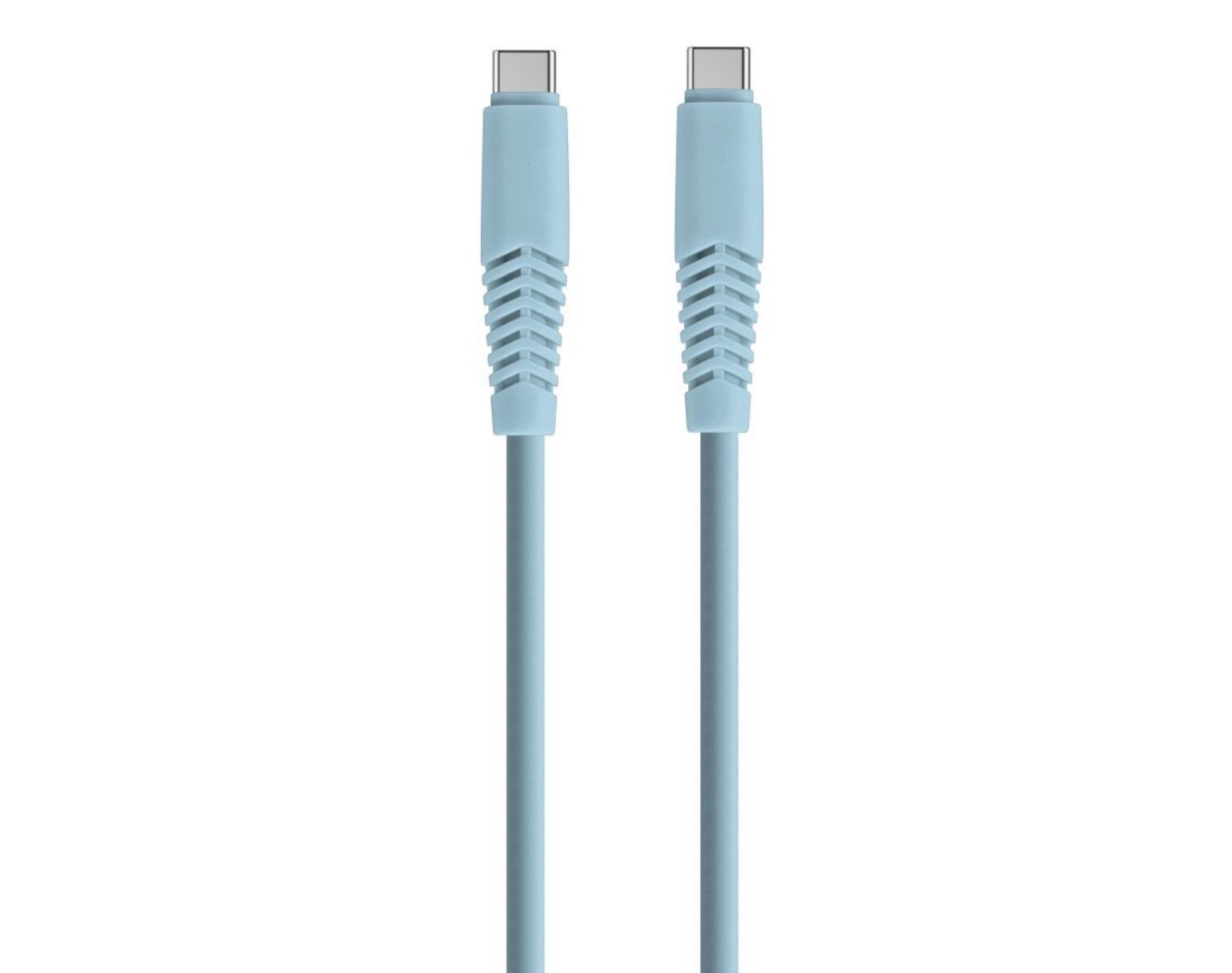 Kabel USB-C - USB-C SETTY KSC-C-1.523 2.1A 1.5 m Niebieski