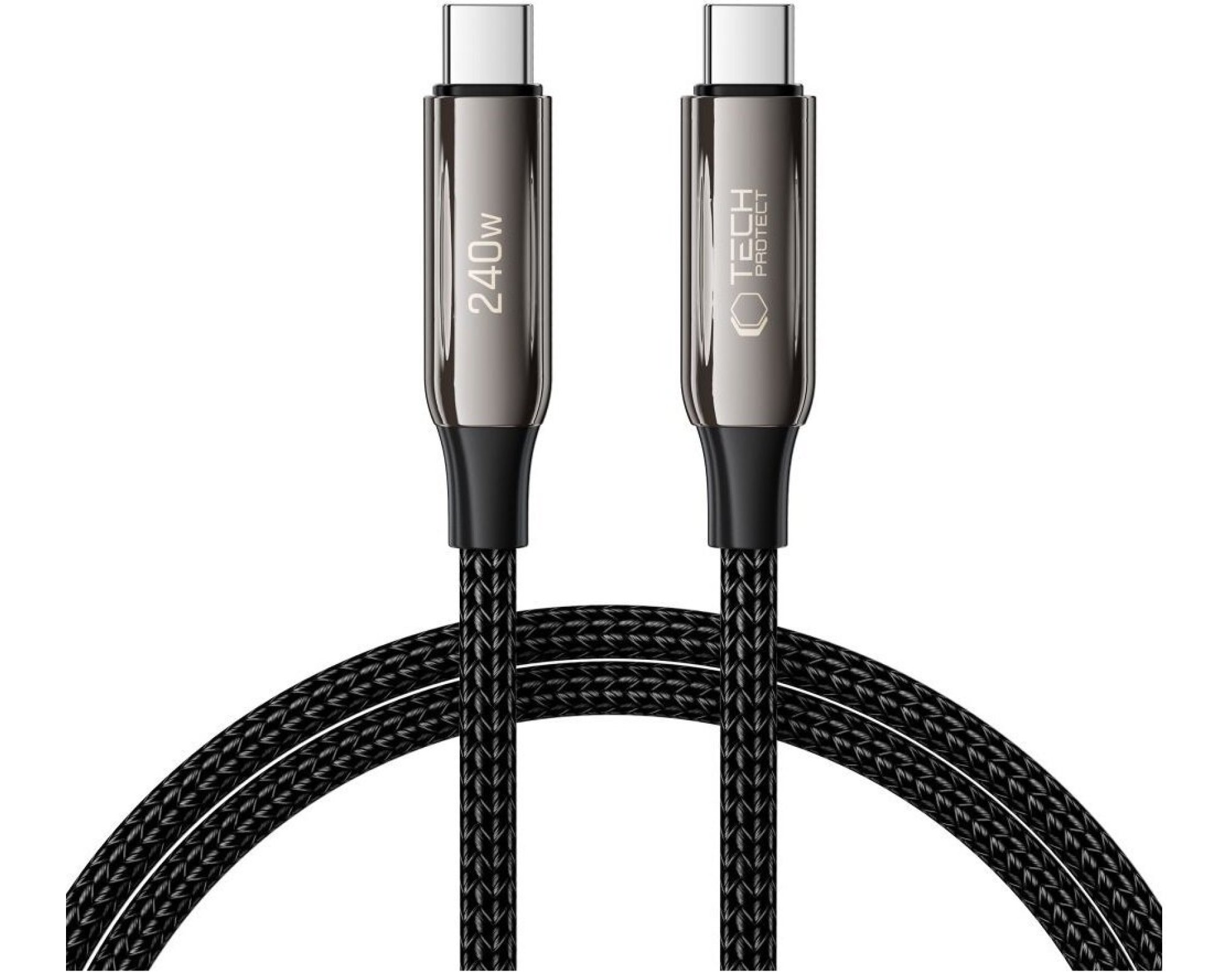 Kabel USB-C - USB-C TECH-PROTECT UB10T Ultraboost 240W 1 m Czarny