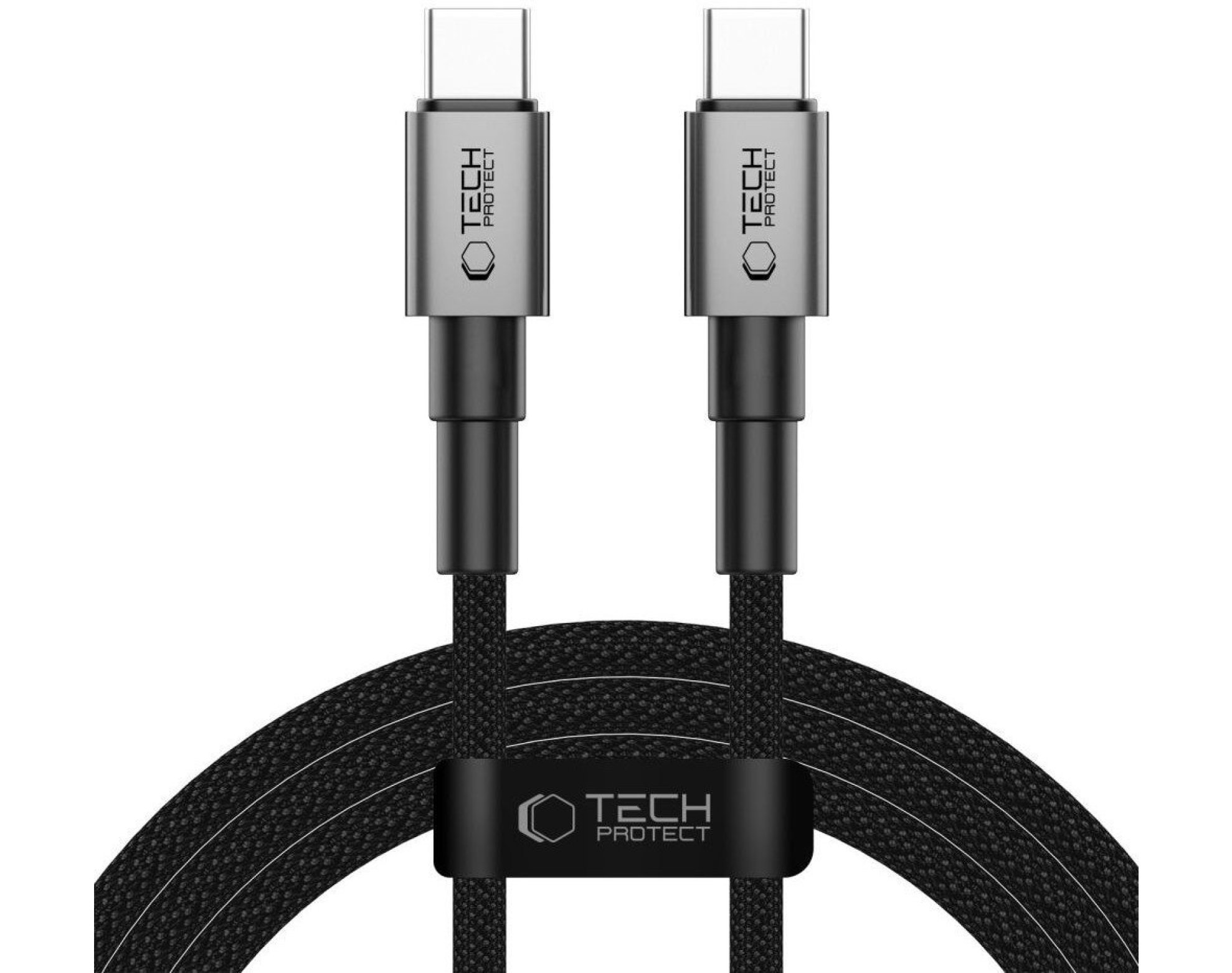 Kabel USB-C - USB-C TECH-PROTECT UltraBoost DNA 100W 2 m Szary