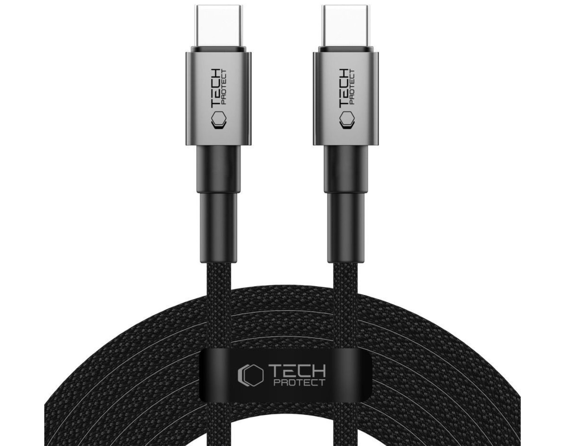 Kabel USB-C - USB-C TECH-PROTECT UltraBoost DNA 100W 3 m Szary