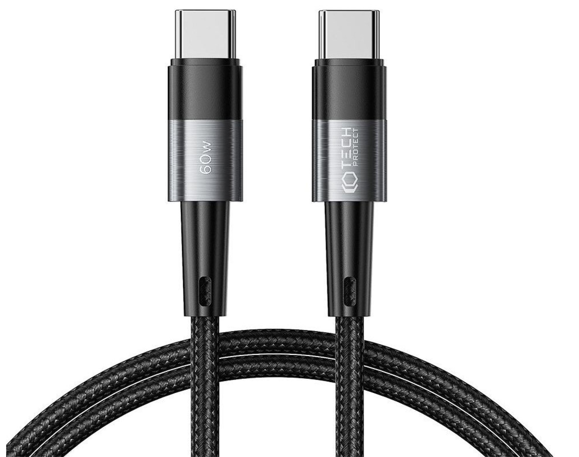 Kabel USB-C - USB-C TECH-PROTECT UltraBoost PD60W/3A 1m Szary