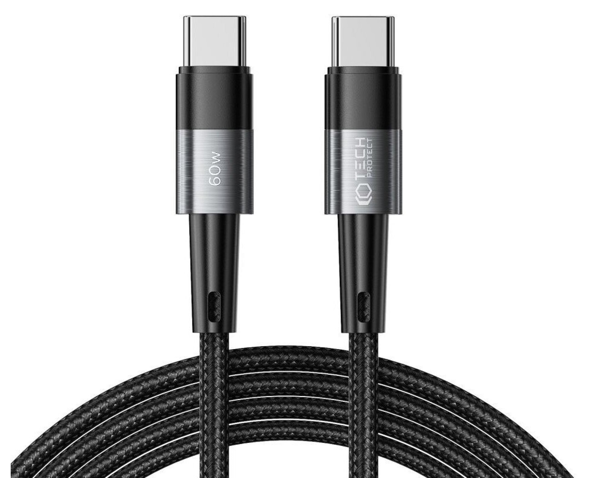 Kabel USB-C - USB-C TECH-PROTECT UltraBoost PD60W/3A 2m Szary