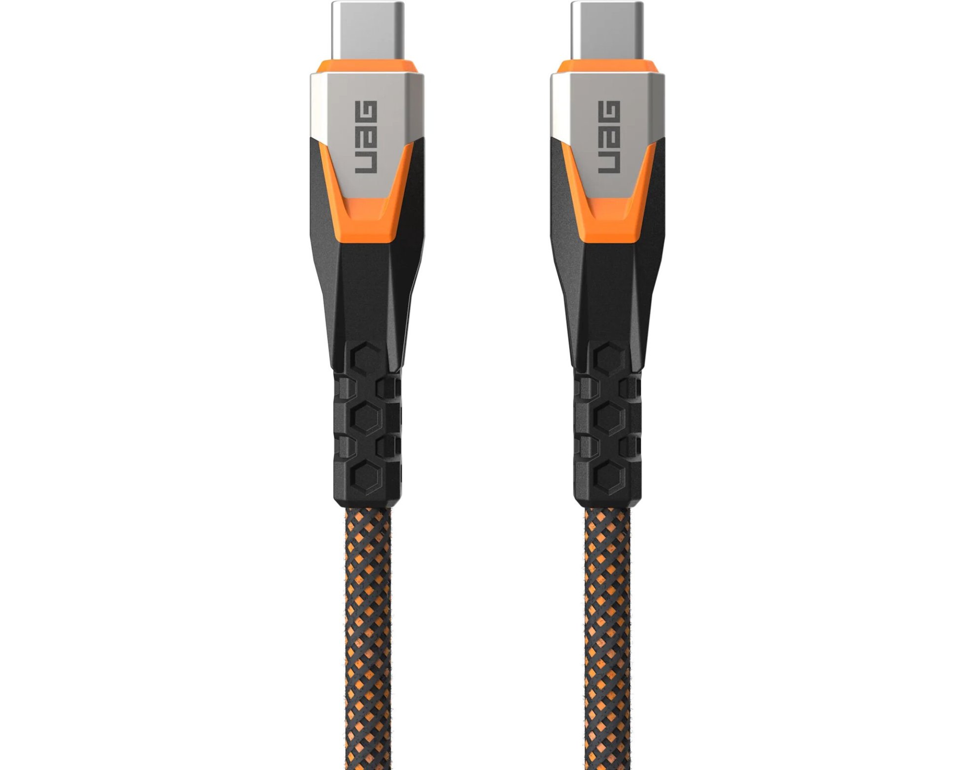 Kabel USB-C - USB-C UAG SRGE 240W 0.75 m Czarno-pomarańczowy